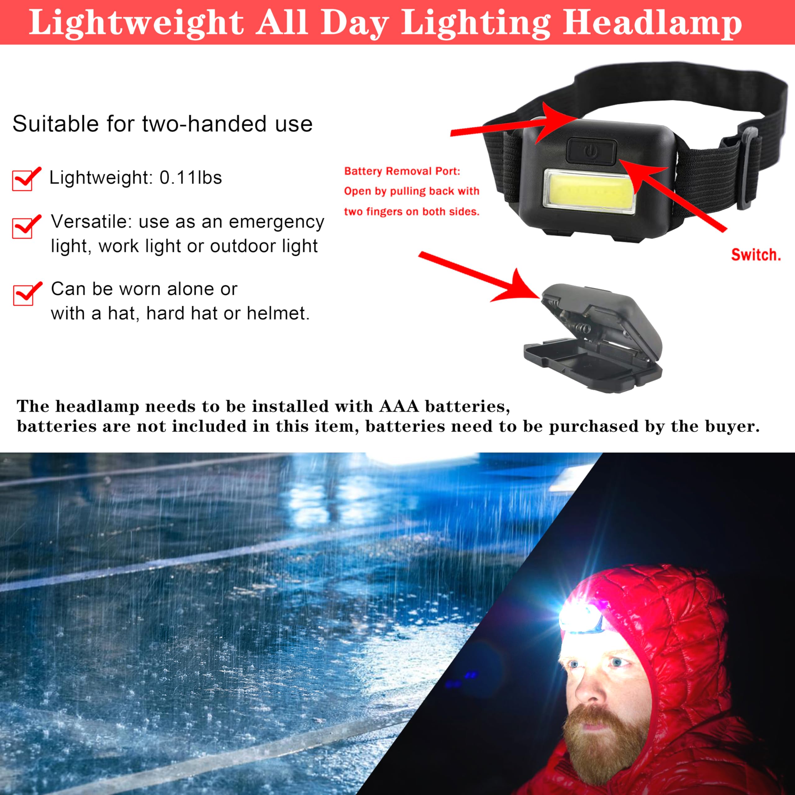 Emergency Car Kit - Premium Roadside Assistance Kit For Cars With Jumper Cables, Headlamp, Folding Shovel & Tow Strap All-In-One