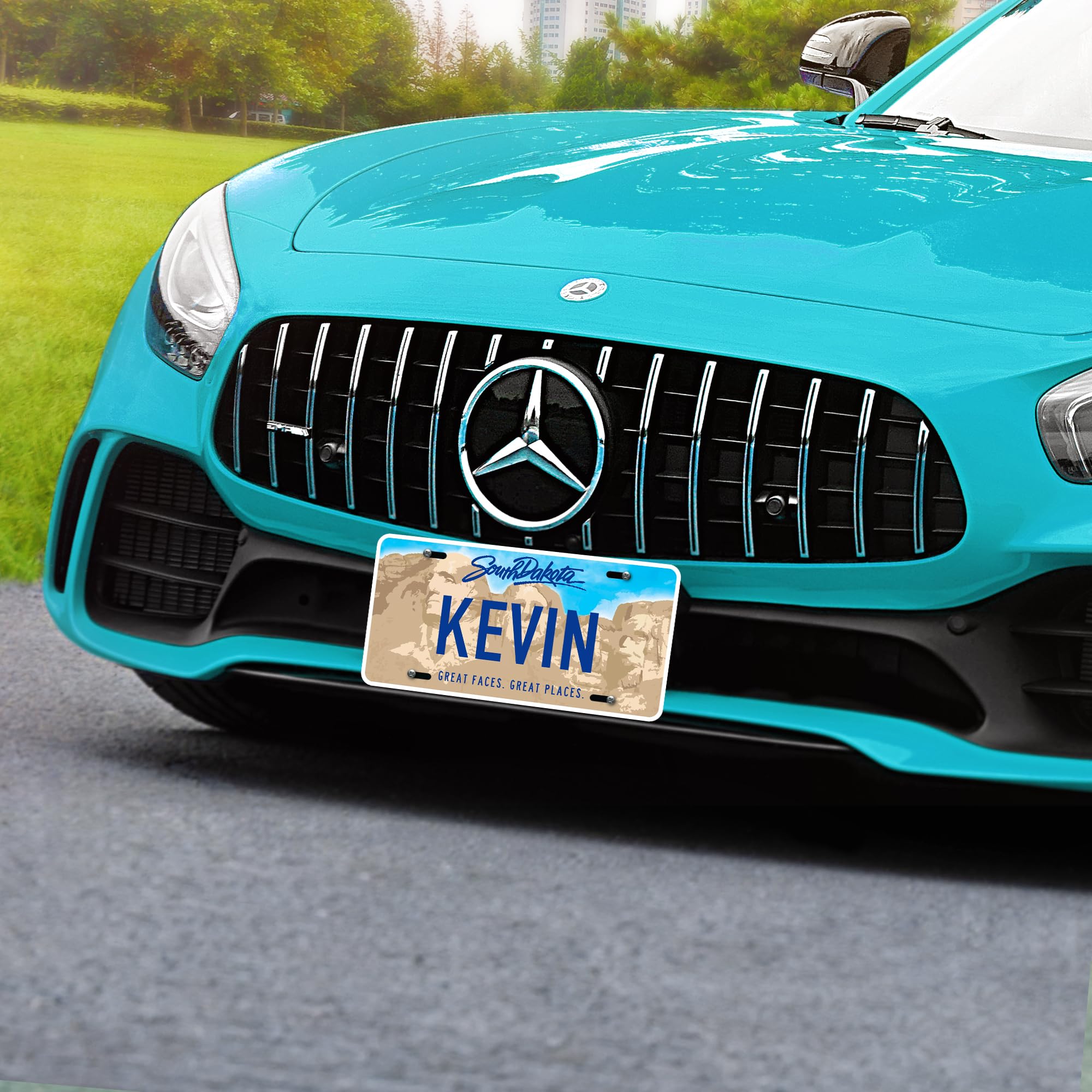 Custom South Dakota License Plate, Personalized License Plates For Car, 6X12 Inch, Rust-Free Fade Resistant Aluminum, Usa Made B