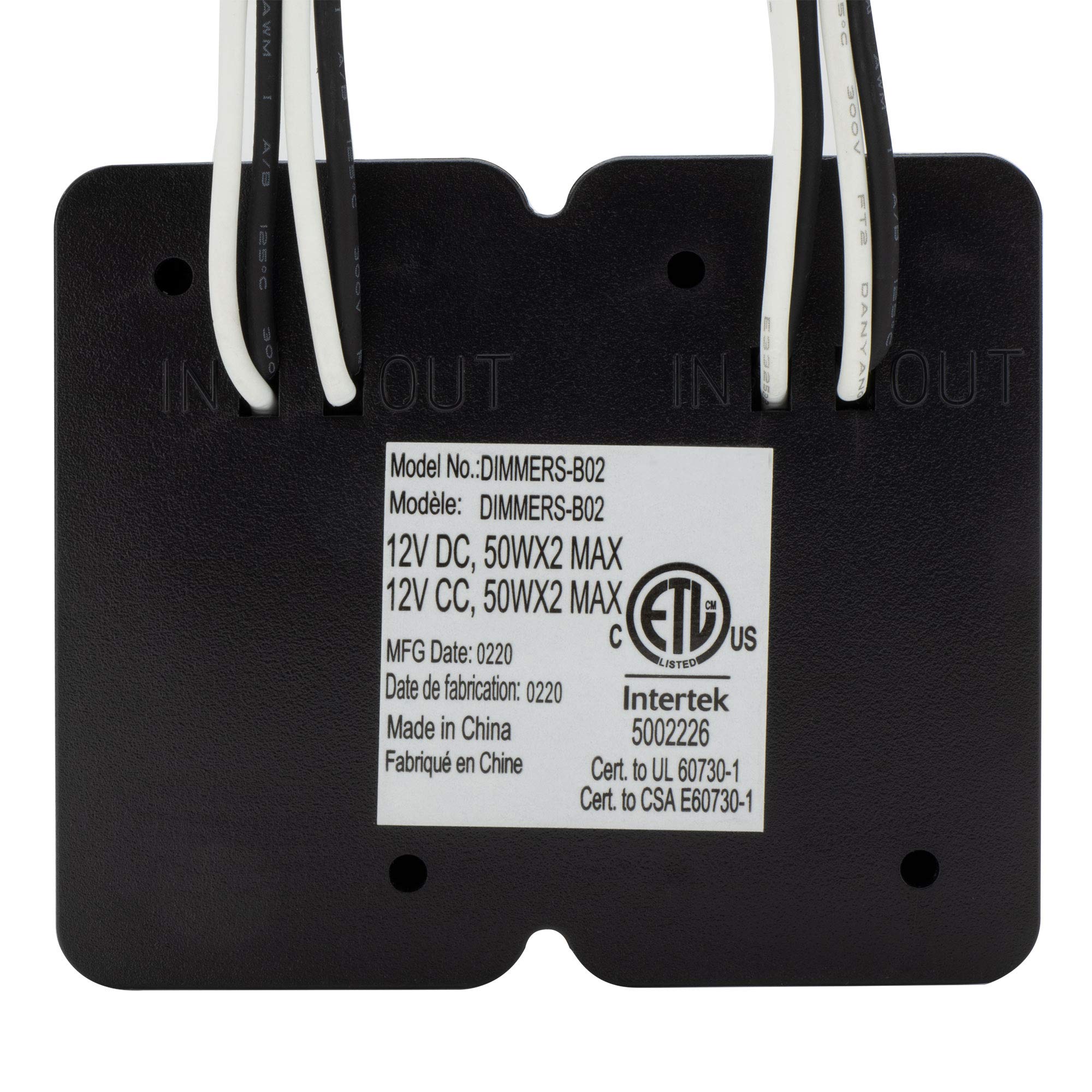 Recpro Dimmer Switch | Rv 12V Touch Dimmer Switch | Compatible With Led, Incandescent, Or Halogen Bulbs (Double)