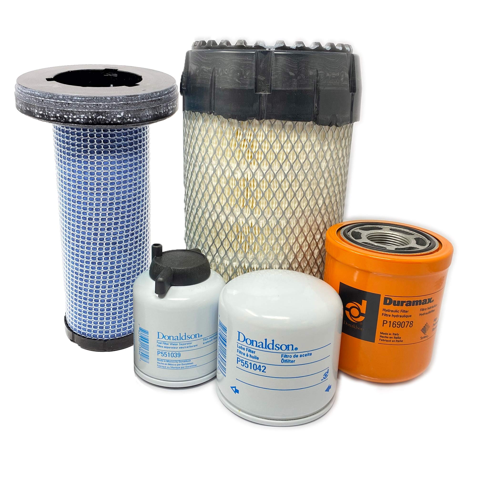 Cfkit Filter Kit Compatible With Bobcat S650 T650 S630 T630 (Excluding Tier 4 Engine) (5 Filters)