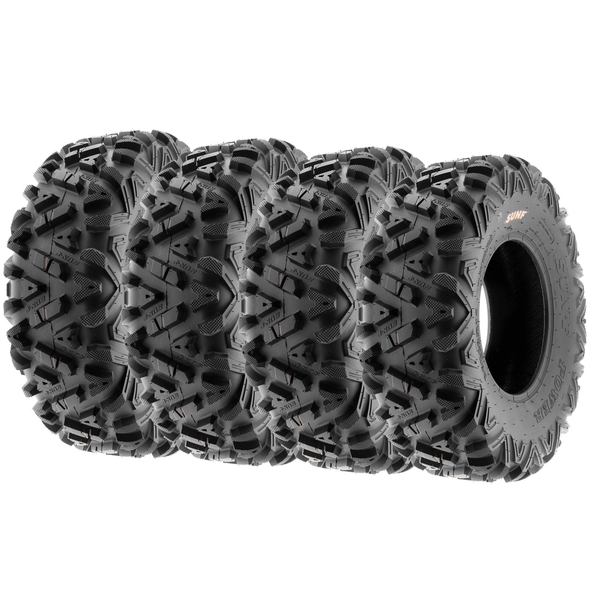 Set of 4 SunF A033 Power.I 32x10R15 ATV UTV all-terrain RADIAL Tires, Heavy 8 ply, Tubeless