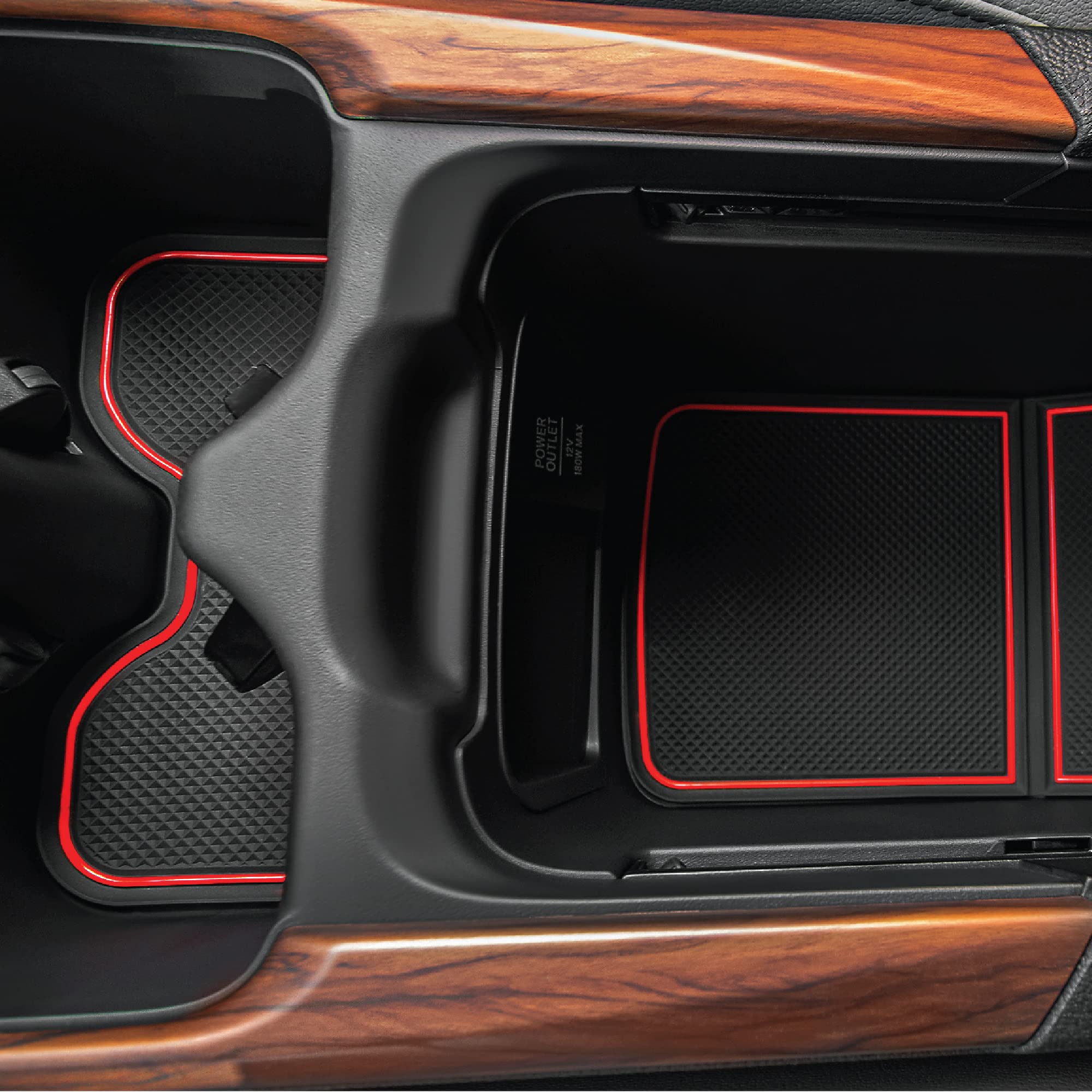 Cupholderhero Fits Honda Crv 2017-2022 Accessories - Premium Custom Non-Slip Anti-Dust Cup Holder Inserts, Center Console Liners