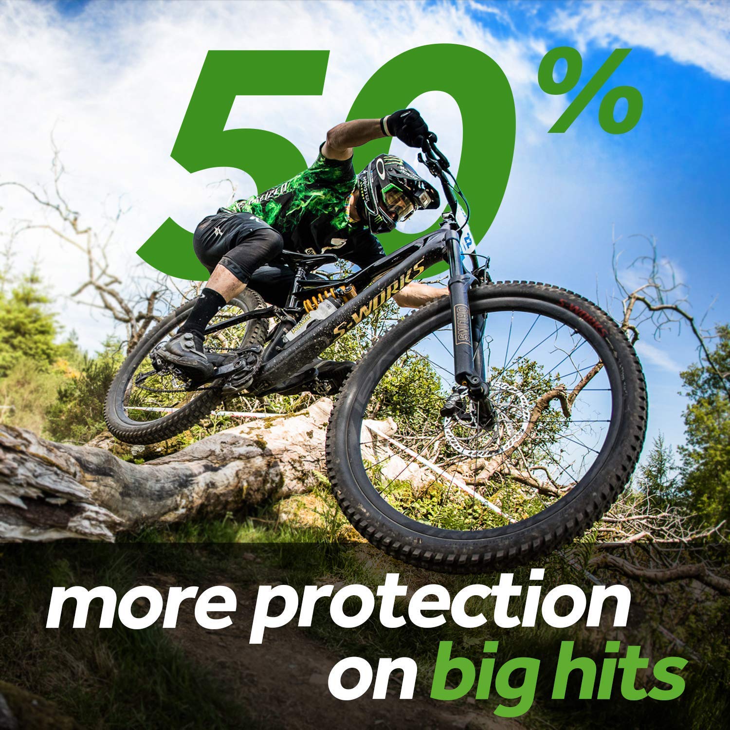 Cushcore Pro Set - Includes (1) Tire Insert, (1) Presta Valve & (1) Rim Sticker, Easy At-Home Installation, Bicycle Tire Inserts