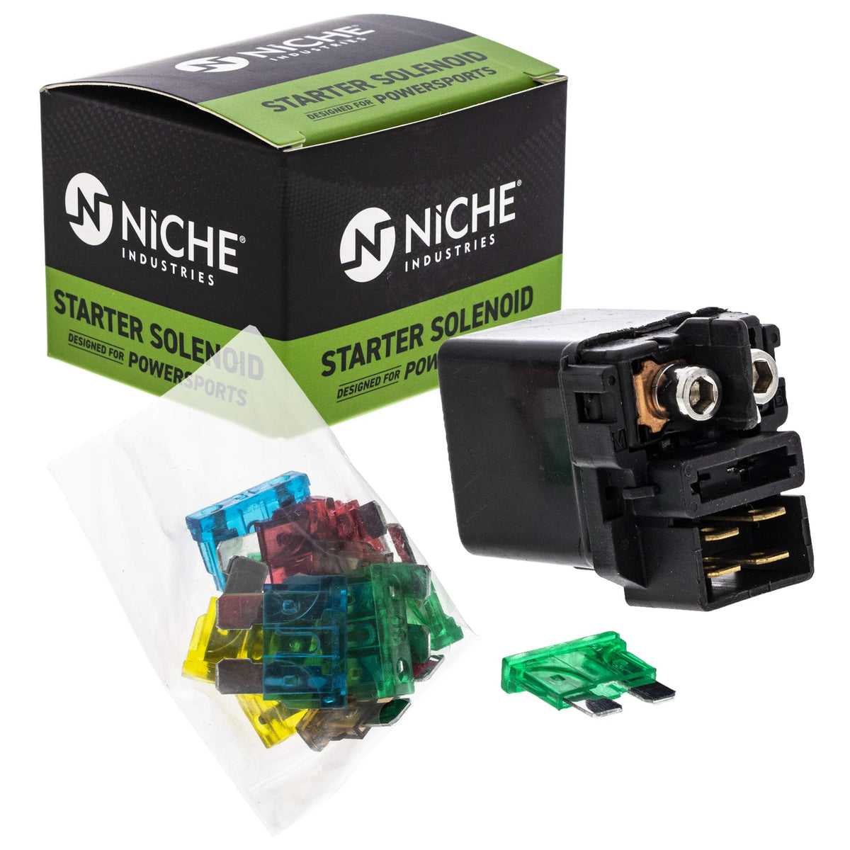 Niche Starter Solenoid Relay Switch For Honda 35850-Mr5-007 Cbr600 Cbr900 Crf250 Shadow Spirit 750