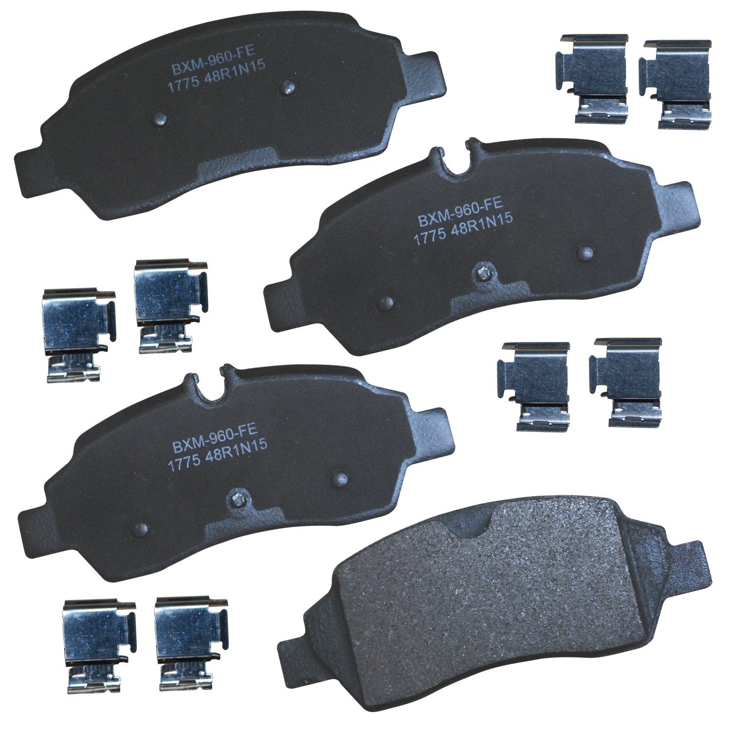Bendix Premium Sbm1775 Semi-Metallic Rear Brake Pads For Ford Transit 2019-2016, Transit-150 2019-2015, Transit-250 2019-2015, T
