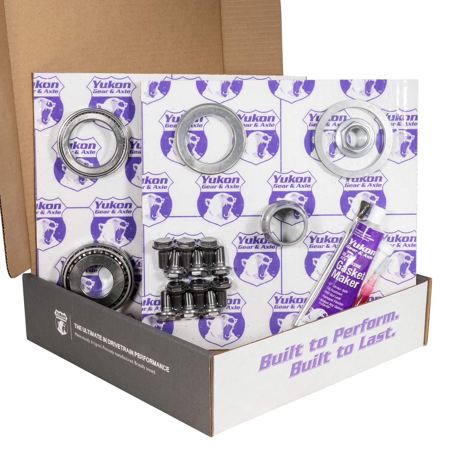 Yukon Gear & Axle Ring & Pinion Gear Kit Package Front & Rear With Install Kits - Toyota 8.75/8Ifs - Ygkt003-488