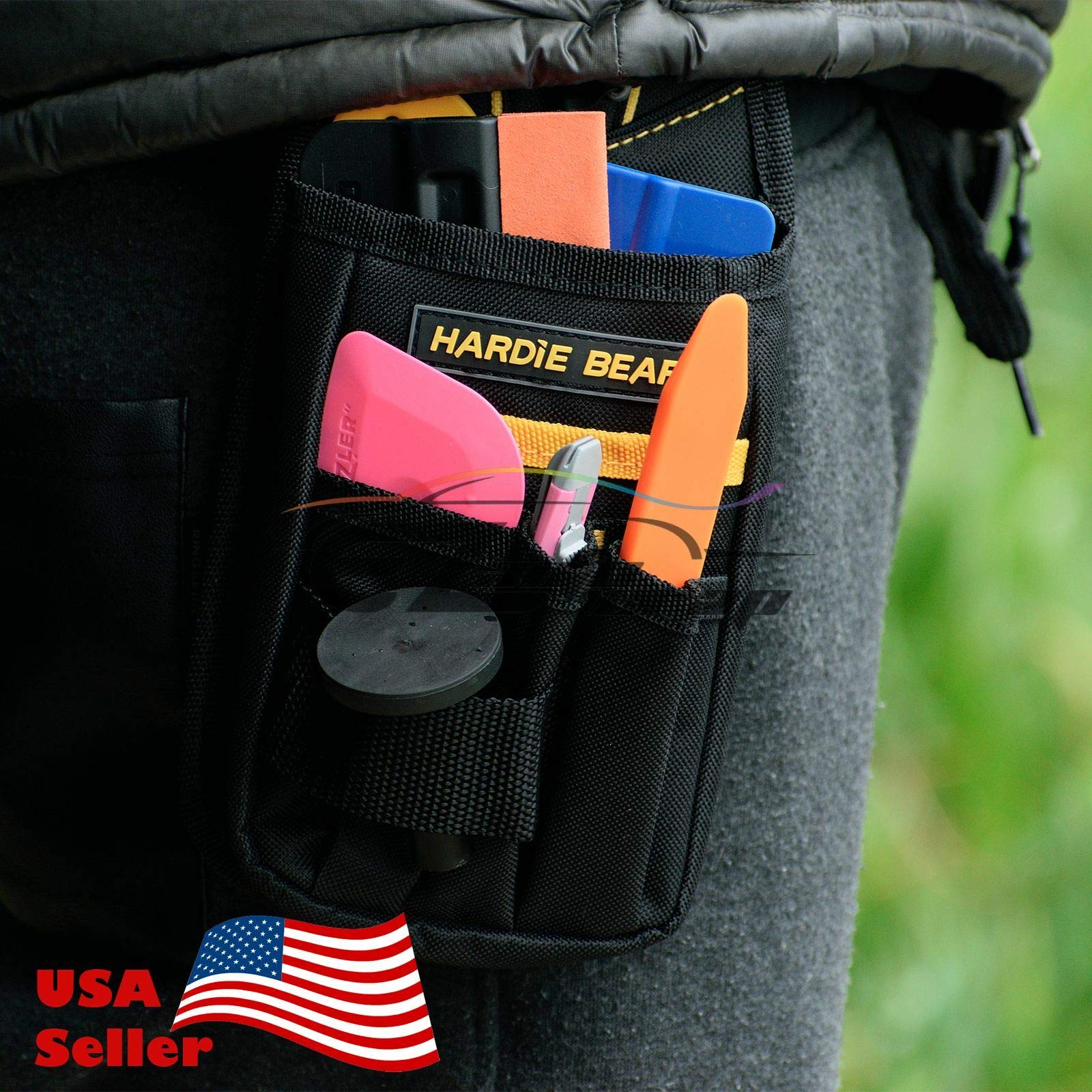 Ezautowrap Professional Vinyl Wrap Carriers Tools Pocket Pouch Belt Bag Organizer Pouches Waist Window Tint Installers