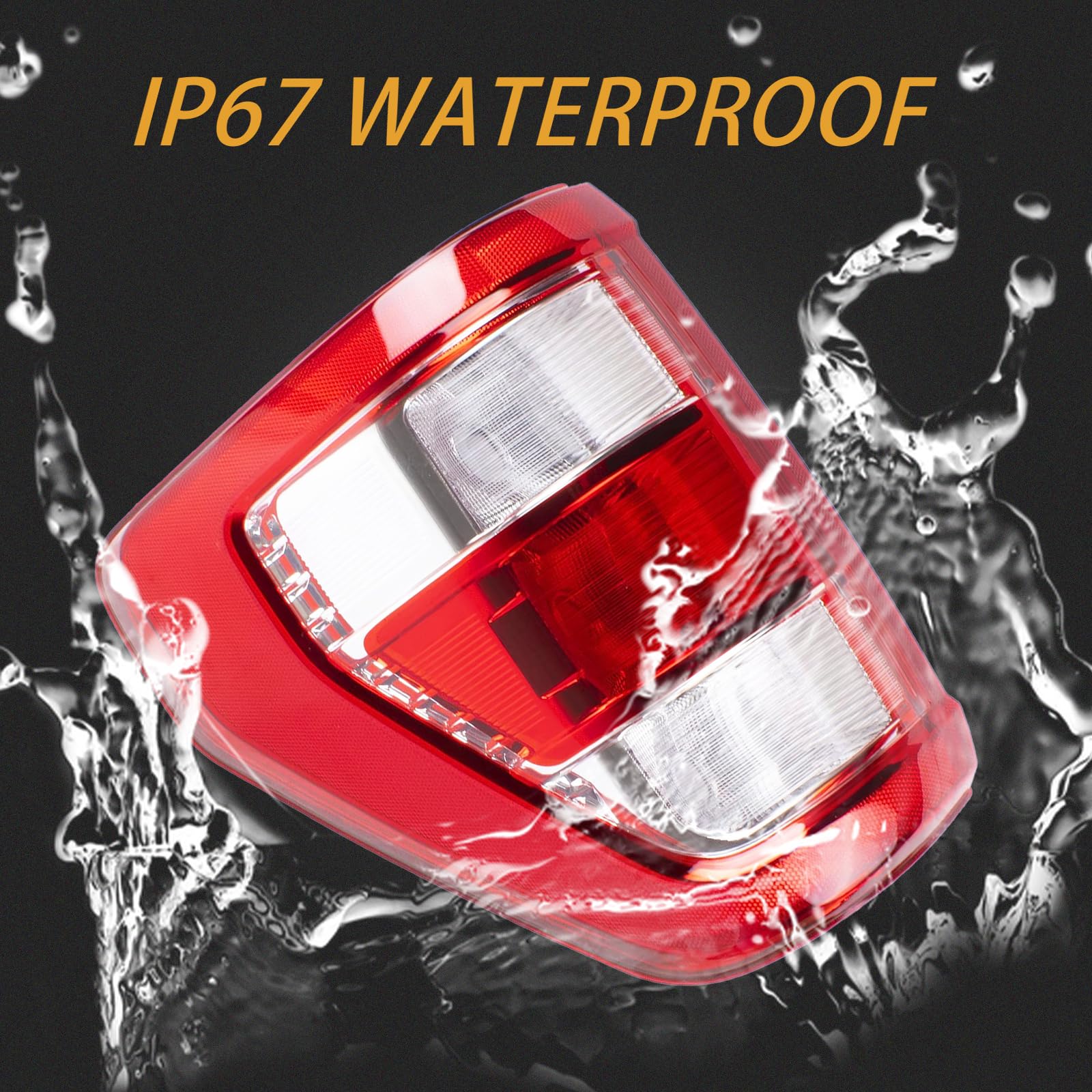 Tail Light Assembly Compatible With 2021 2022 Ford F150 Xl Driver And Passenger Side Rear Brake Lamps Rear Brake Lamps Halogen W