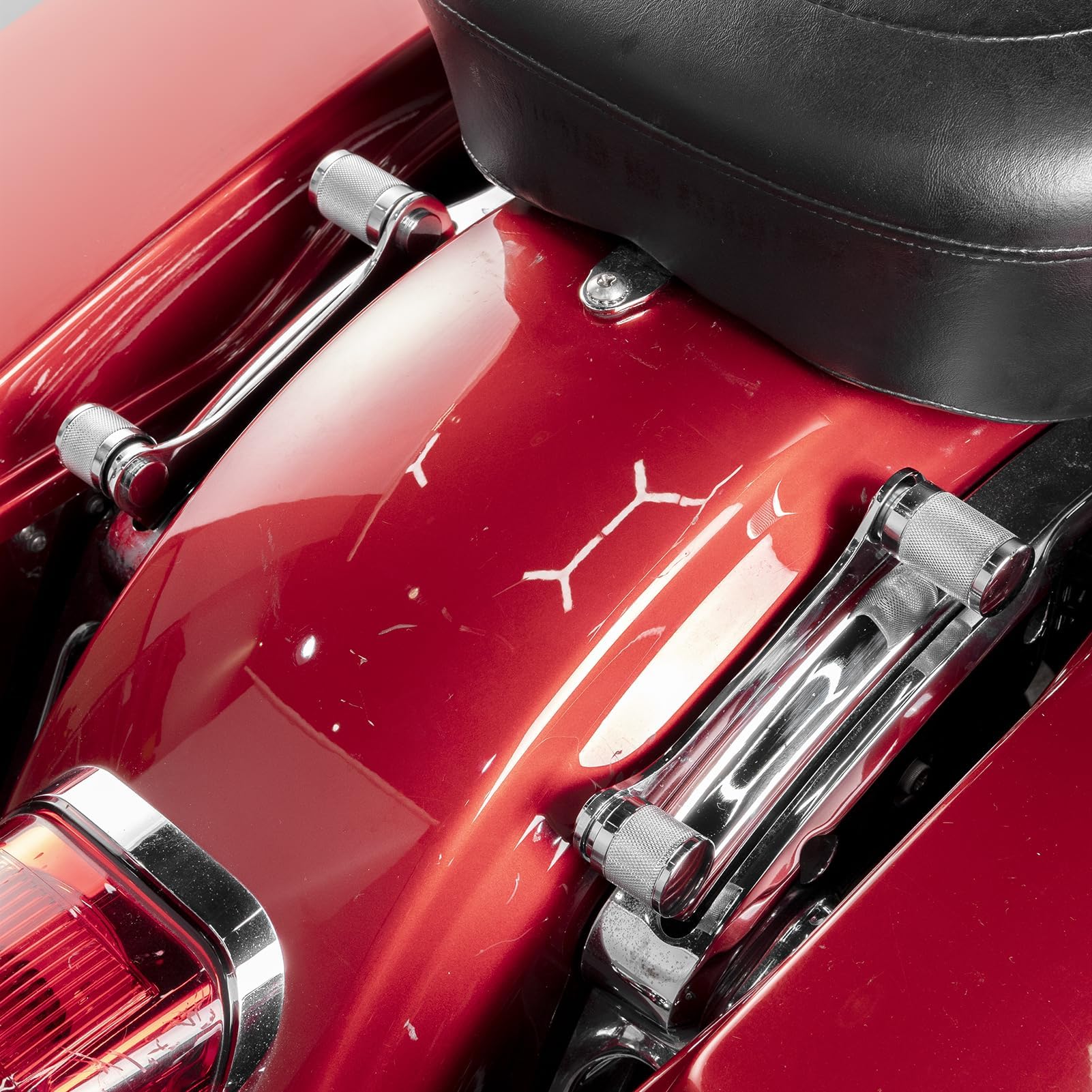 Mofun Rack Docking 4 Point Docking Magnet Caps for Tour Pack Luggage Rack Hardware Covers Kit Compatible with Harley Touring Str