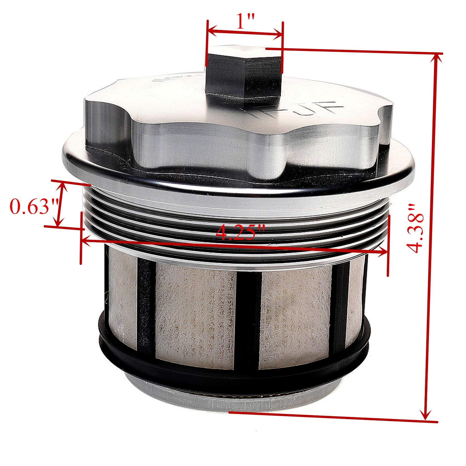 Ifjf Fd-4596 Fuel Filter Element And F81Z9G270Ba Fuel Filter Cap Replacement For Powerstroke 7.3L E350 E450 E550 2003 F250 F350