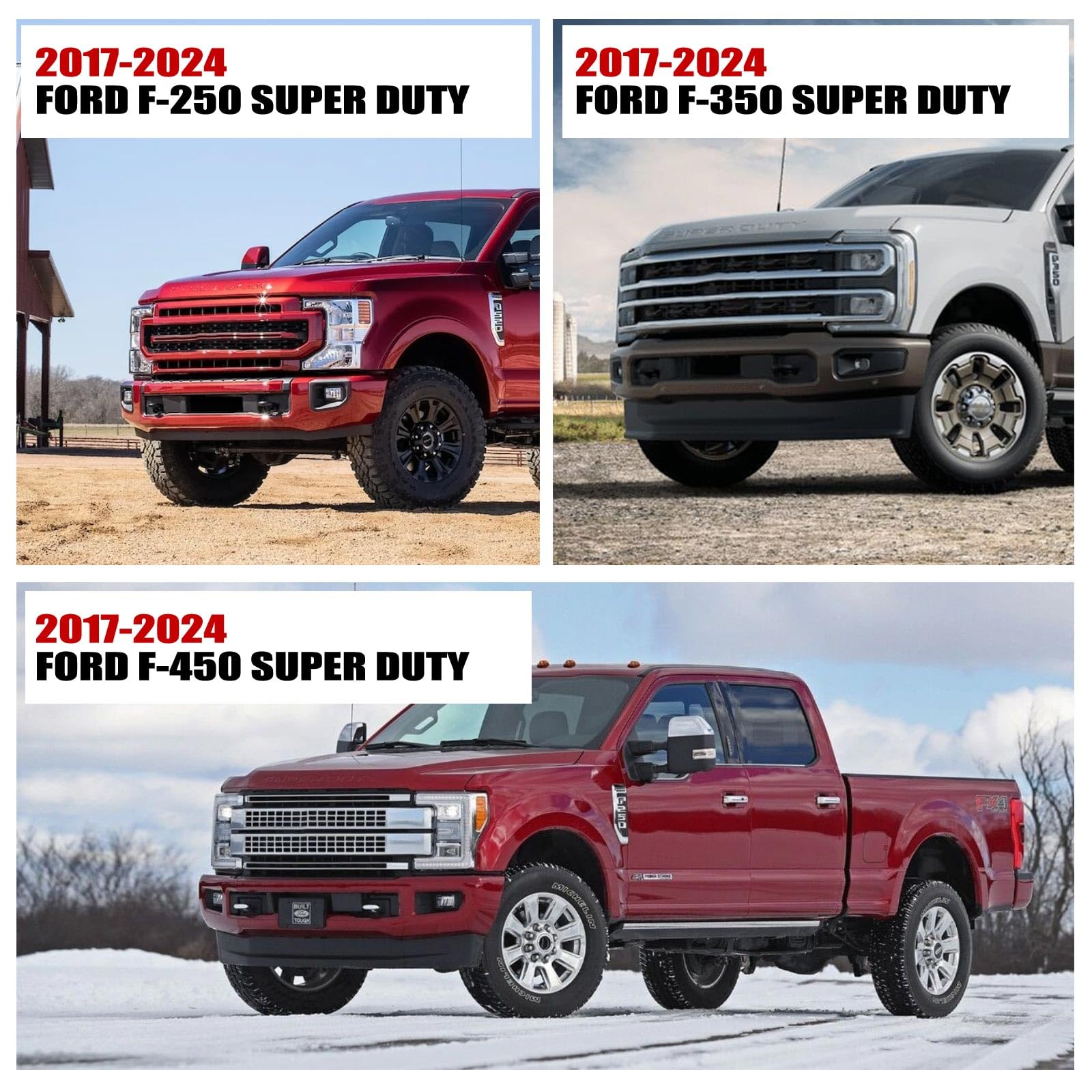 Iaqwe 43205 Truck Tailgate Assist Shock Strut Fit For 2017-2024 Ford F-250 / F-350 / F-450 Super Duty, Truck Tail Gate Lift Assi