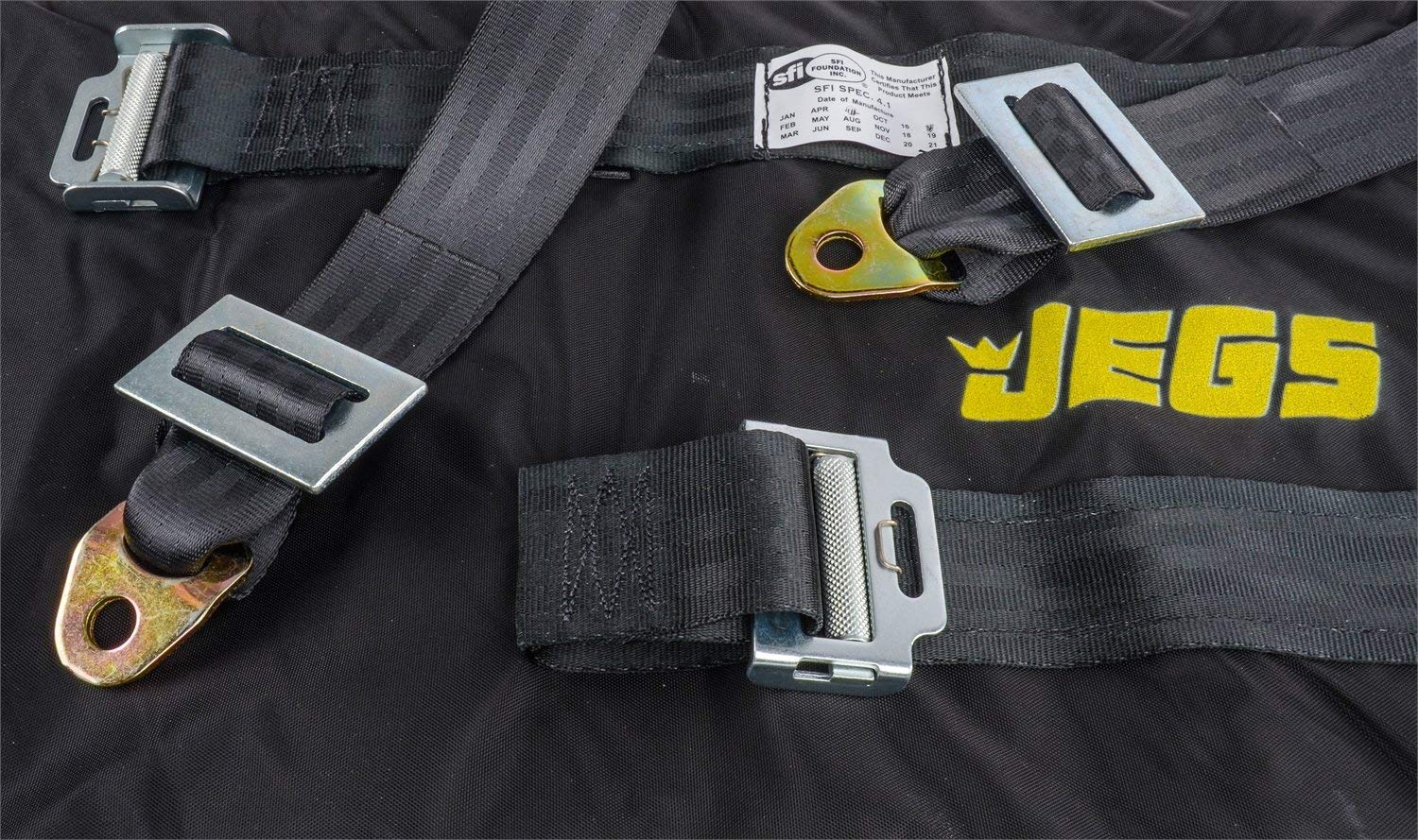 Jegs Universal Transmission Blanket | Sfi 4.1 Certified | Made In Usa | Made From 10 Layers Of Ballistic Material | 12” Wide X 45” Long X 2” Wide Straps