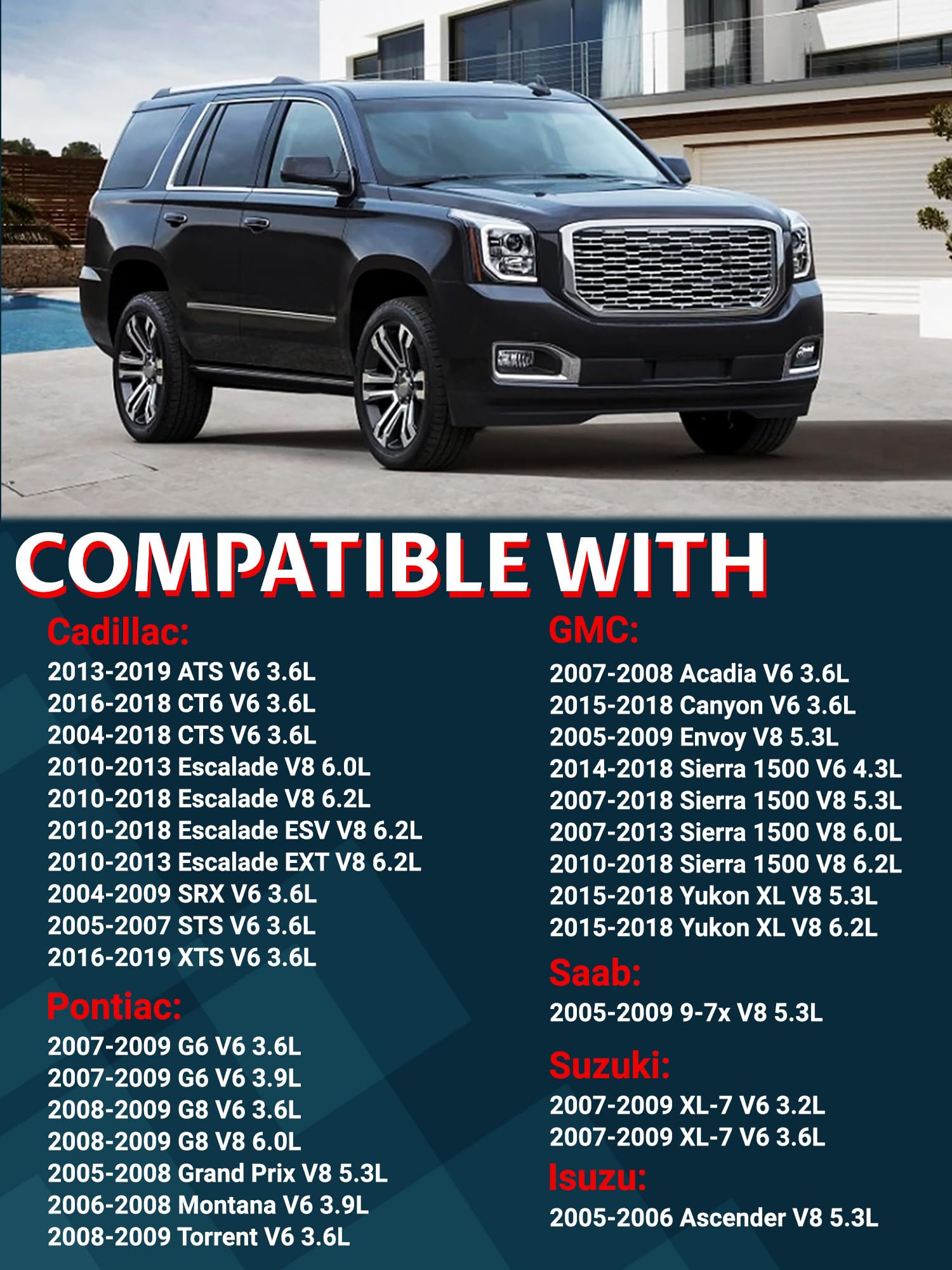 AFM Disabler, AFM DFM Disabler, Active Fuel Management Disabler RA003 Compatible with Silverado Tahoe Avalanche Sierra Yukon Cad