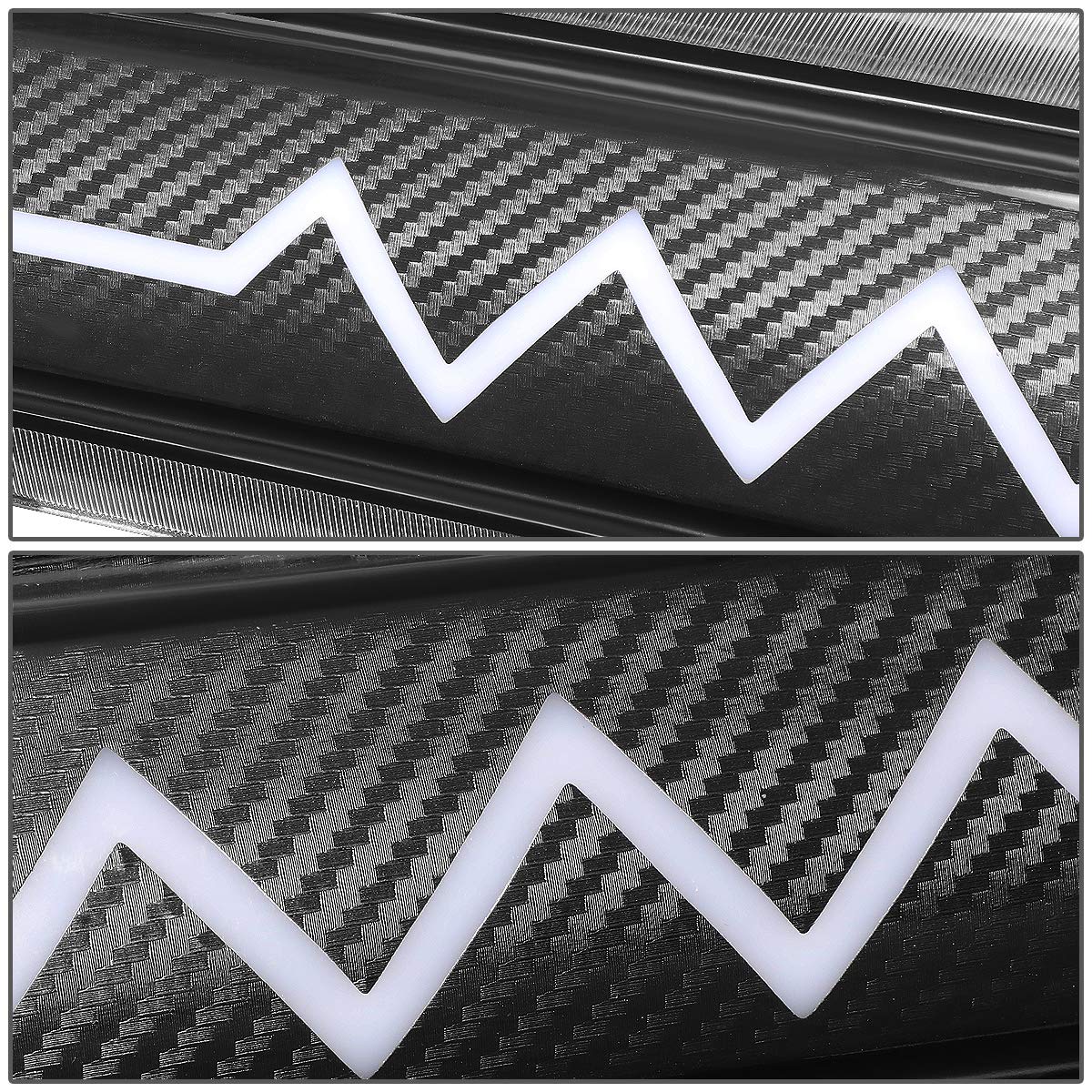 Dna Motoring 3Bl-Gmc15-3D-T5-Led-Bk Black Housing Pulsating Line 3D Led High Mount 3Rd Third Brake Light [Compatible With 14-18