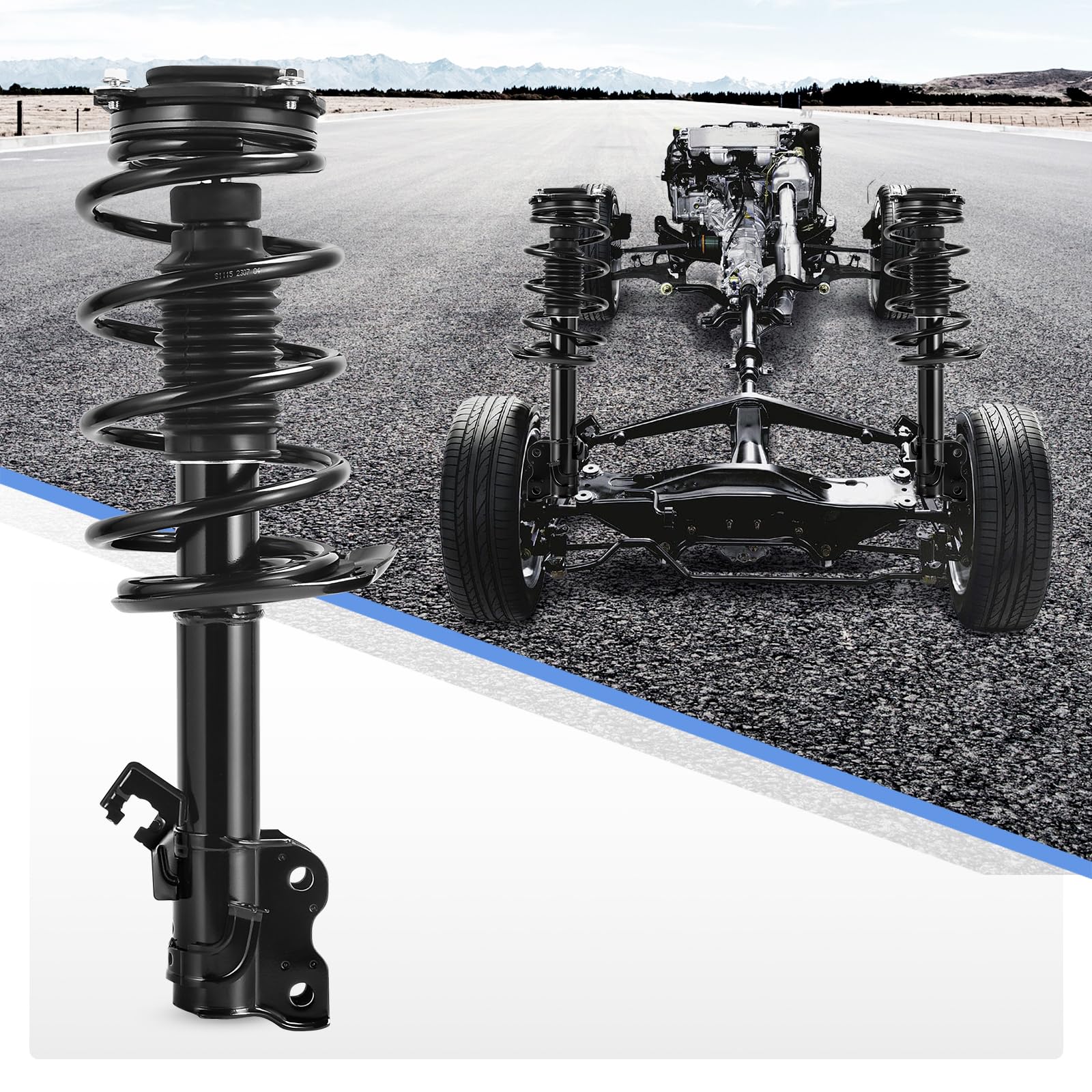 Yitamotor Front Complete Strut Quick Struts Assembly Compatible With 2014-2019 Sentra