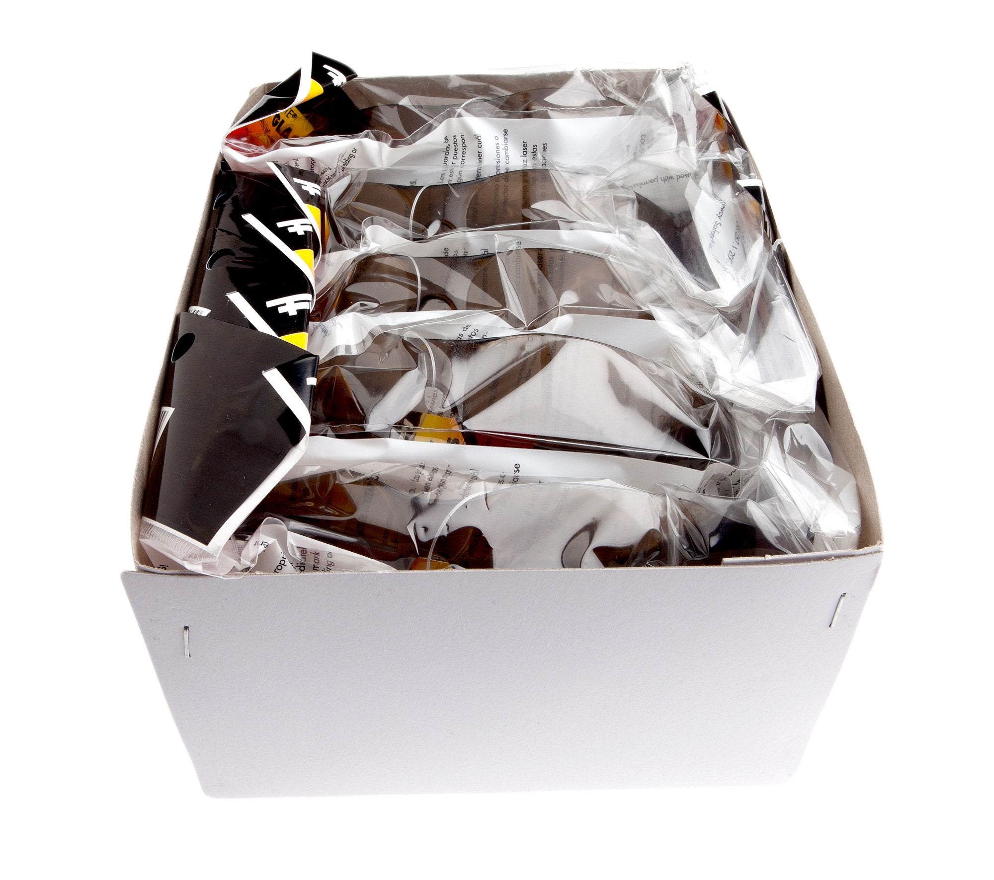 Forney 55324 Starlite Safety Glasses With Brown Mocha Tint, 10-Pack