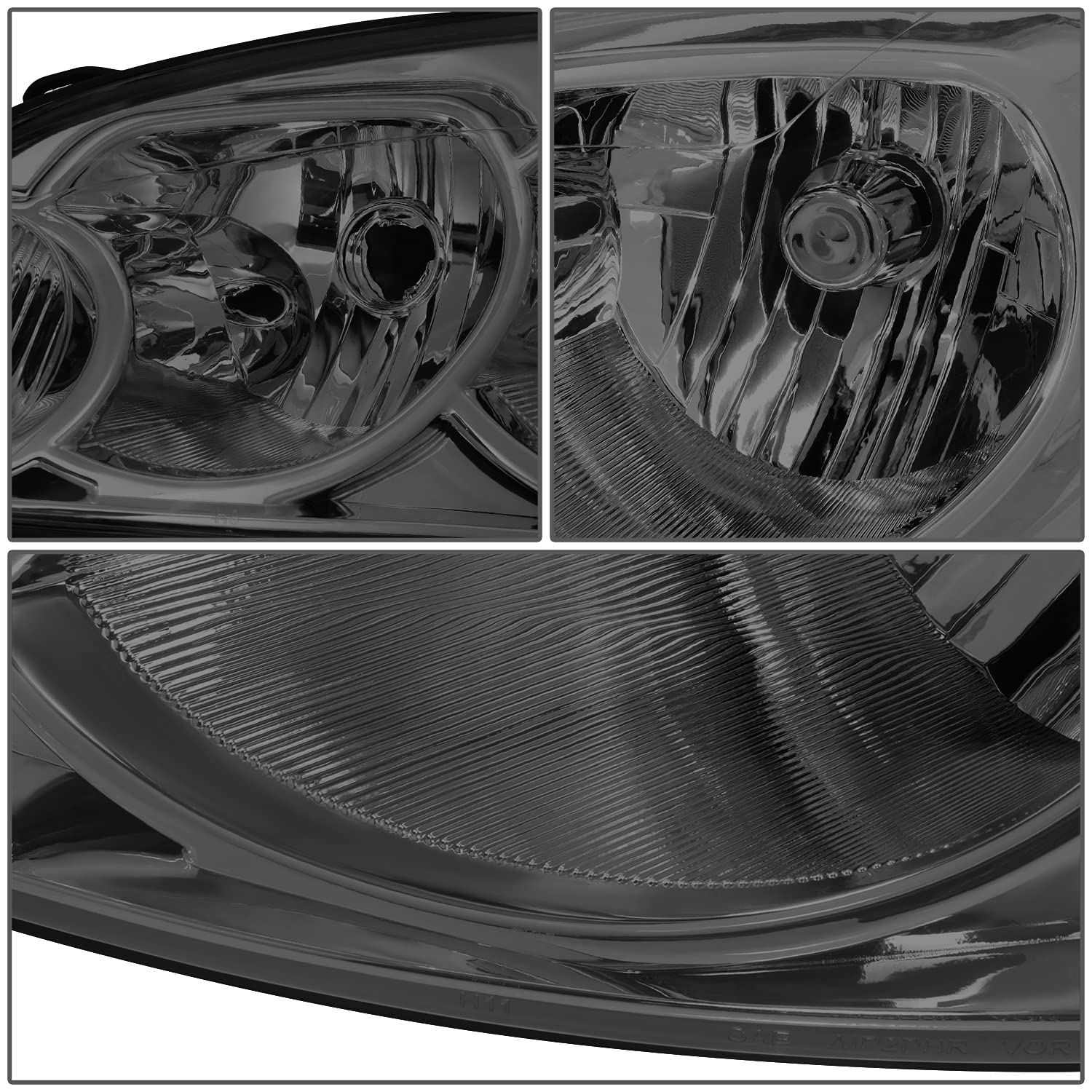 Dna Motoring Hl-Oh-Ci06-Sm-Cl1 Smoke Lens Headlights Replacement For 06-13 Impala