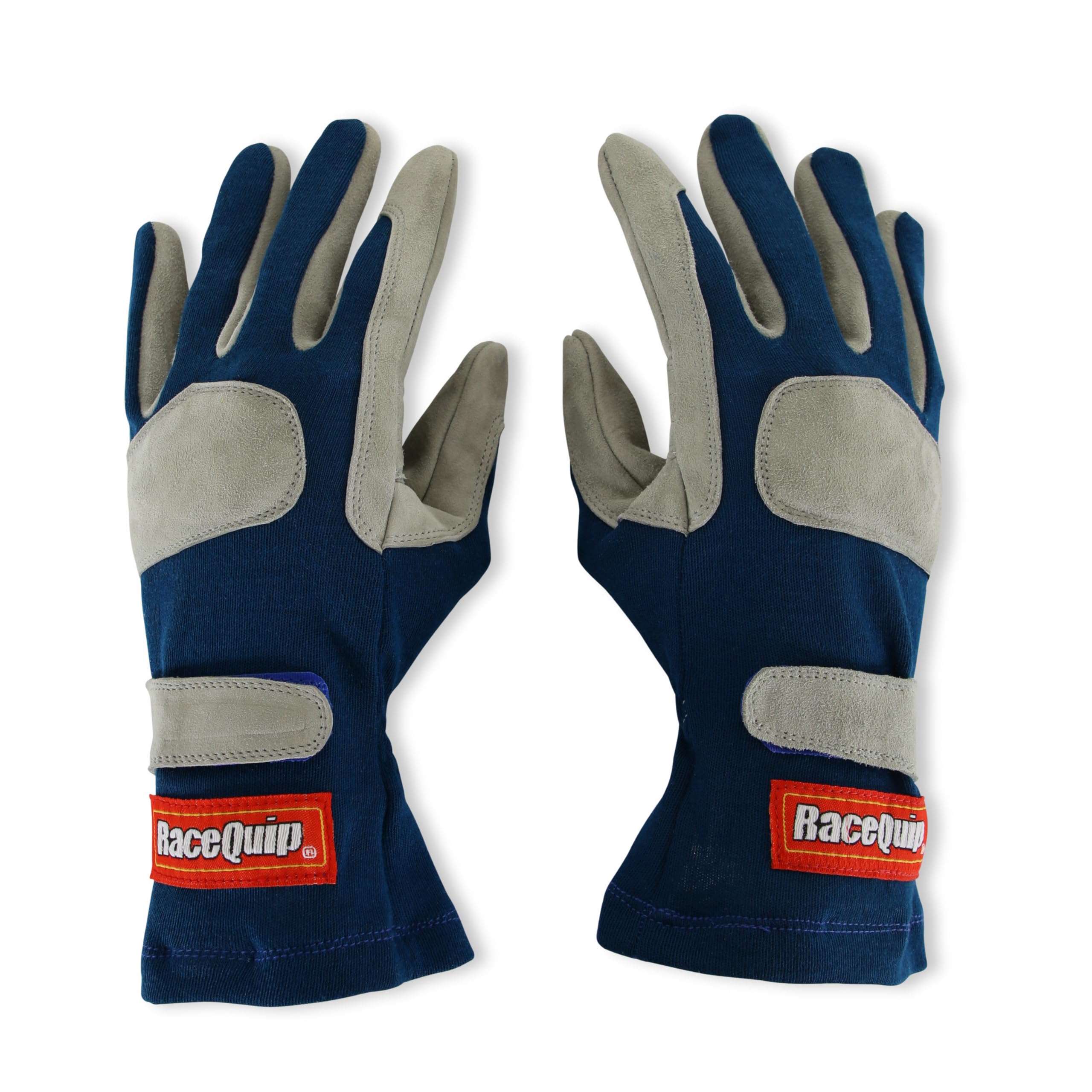 RaceQuip 351023RQP 351 Series Driving Gloves - SFI 3.3/1 - Blue/Gray - Medium