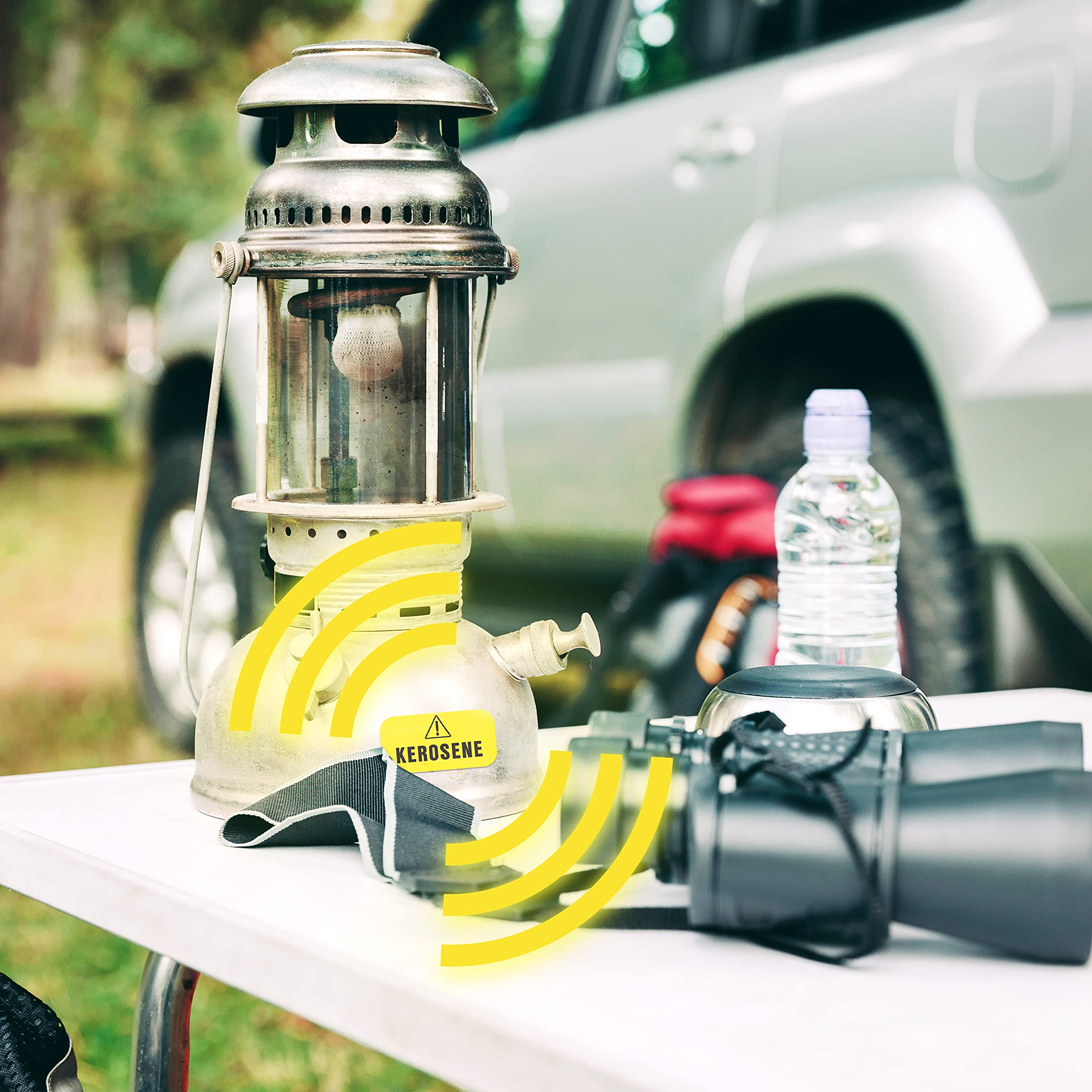 Kerosene Sticker For Forced Air Heaters, Lanterns, Stoves - Weather Proof, Ultra Durable, Commercial Grade Labels By Fuel Stickers - Usa Made (2X1 Inch), 20 Labels