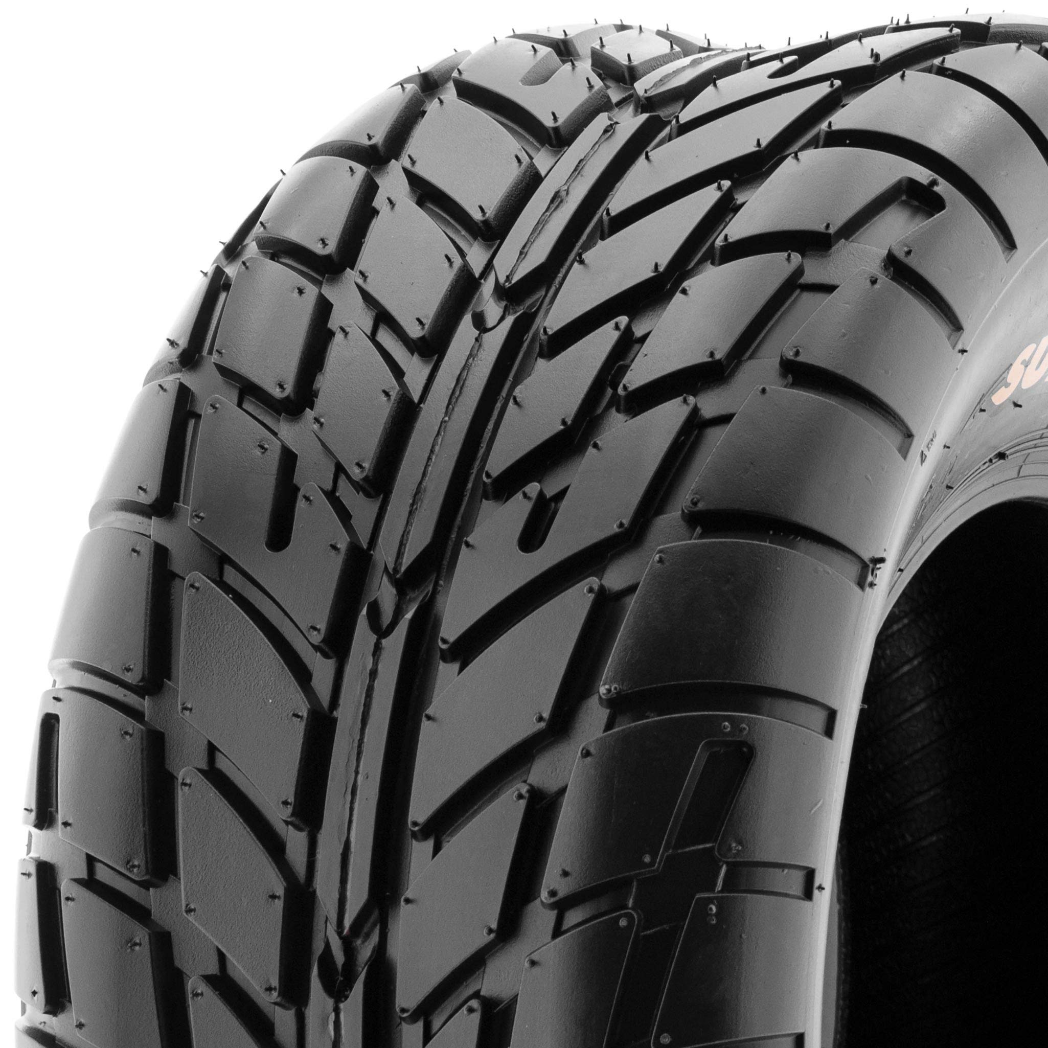 Pair of 2 SunF A021 TT Sport ATV UTV Dirt Track & Flat Track Tires 25x11-12, 6 PR, Tubeless