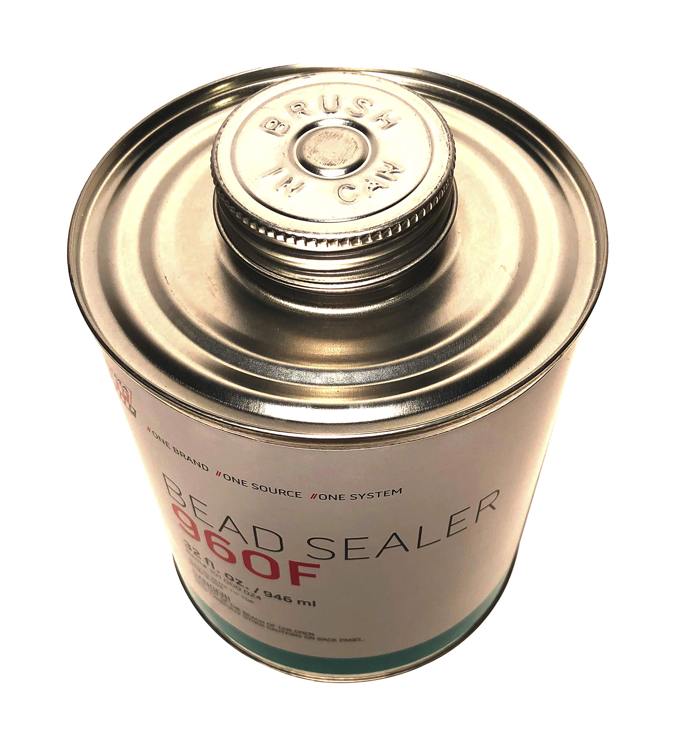 Rema Tip Top 960F Tire Bead Sealer Can With Brush Top - (32 Fl. Oz. / 946 Ml)
