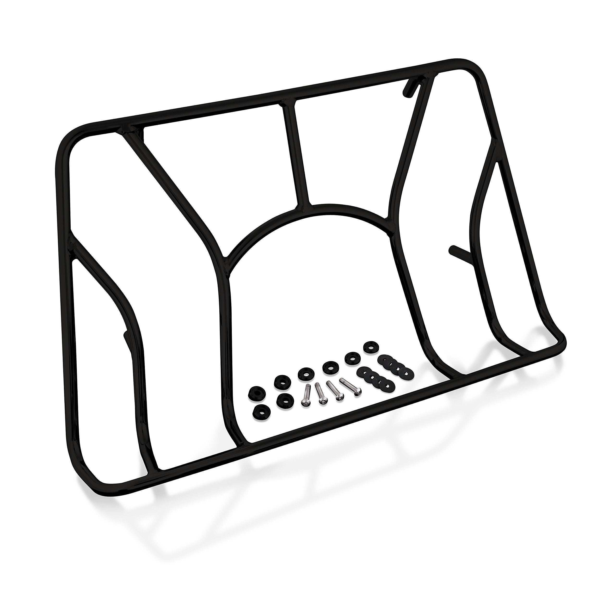 Show Chrome Accessories 41-155BK Satin Black Trunk Rack (Can Am Spyder RT 2010-19)