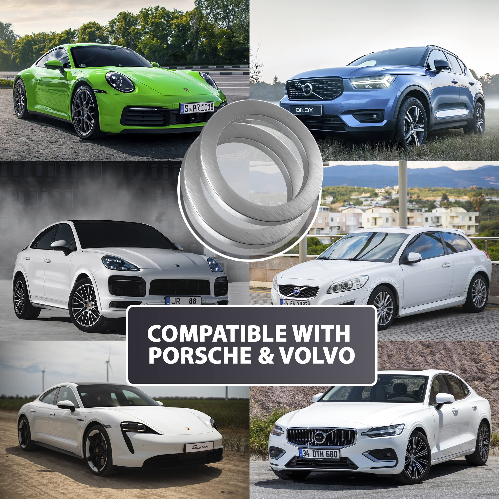 15Pcs Oil Drain Plug Gasket Crush Washer Seal - 18Mm Replacement For Porsche/Volvo Pn 90012310630/977751 Most Popular Models 199