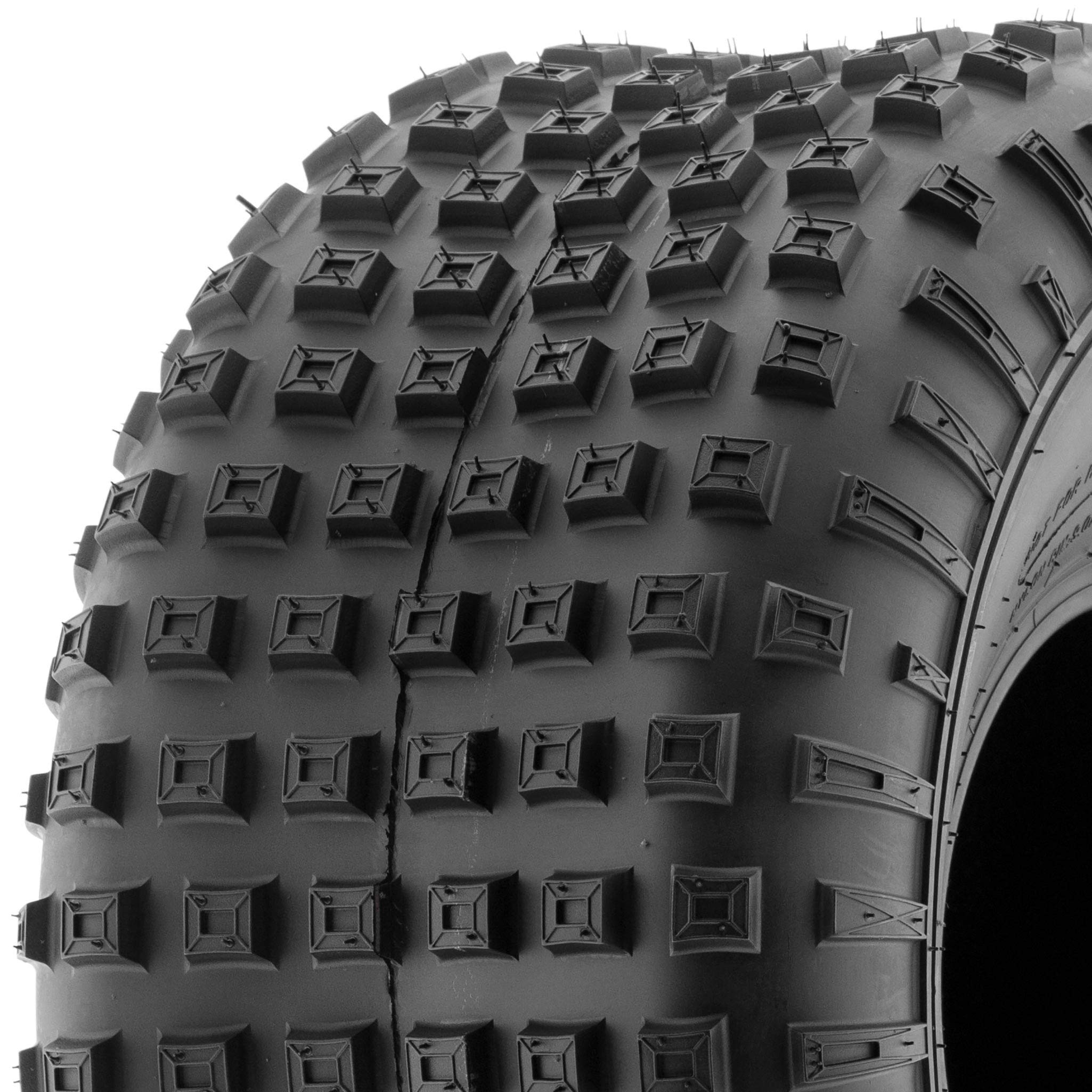 Pair Of 2 Sunf 25X12-9 25X12X9 Quad Atv Utv All Terrain 6 Ply Tires, Tubeless A011