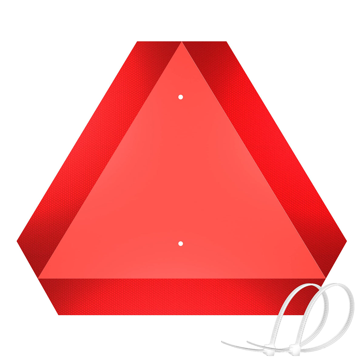 Slow Moving Vehicle Sign Triangle Sign - SMV Sign for Golf Cart,UTV/ATV/RTV,Tractor&Farm equipment - Highly Reflective Up to 7 Y