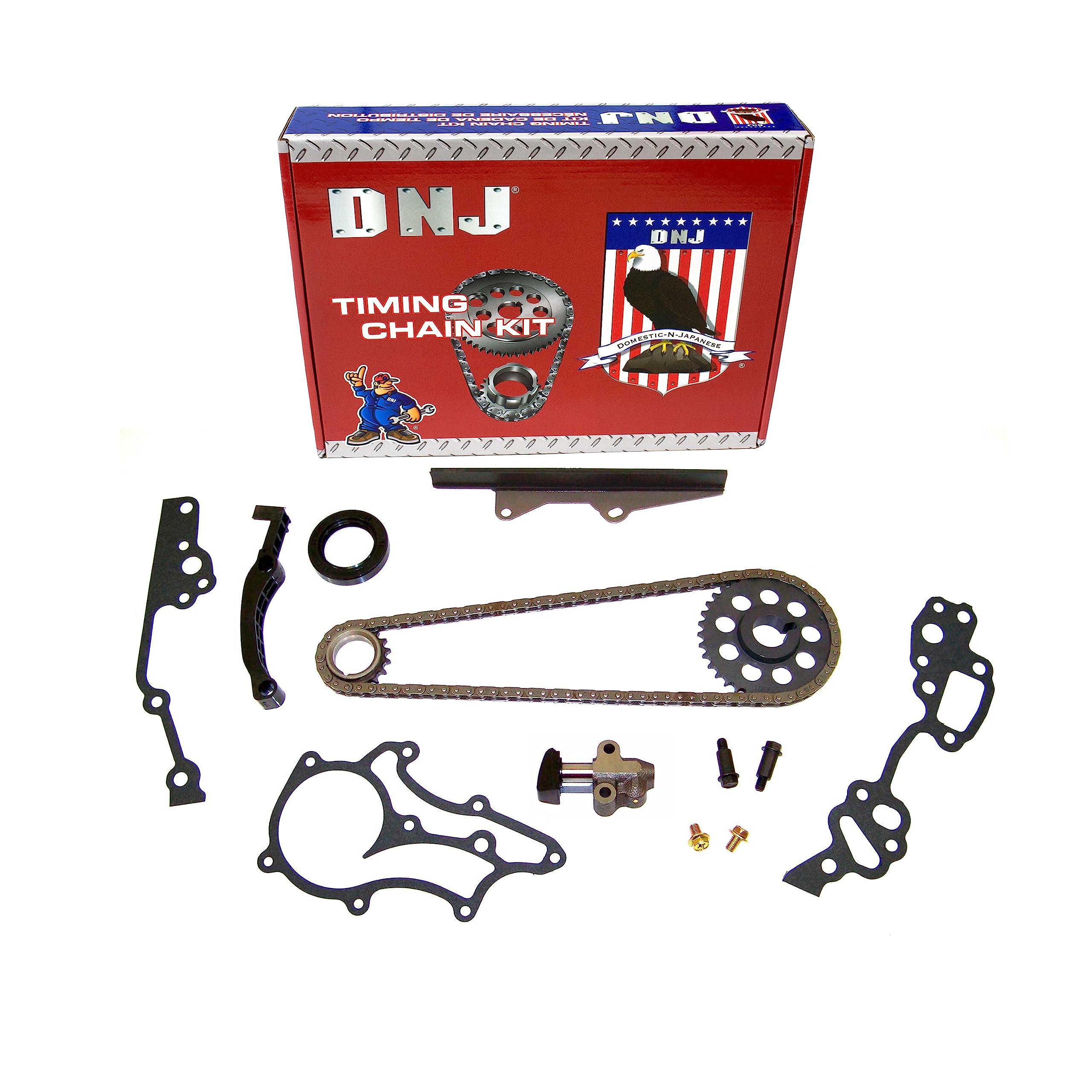 Dnj Tk900Hd Timing Chain Kit For 1985-1995 / Toyota / 4Runner, Celica, Pickup / 2.4L / Sohc / L4 / 8V / 2366Cc / 22R, 22Re, 22Re
