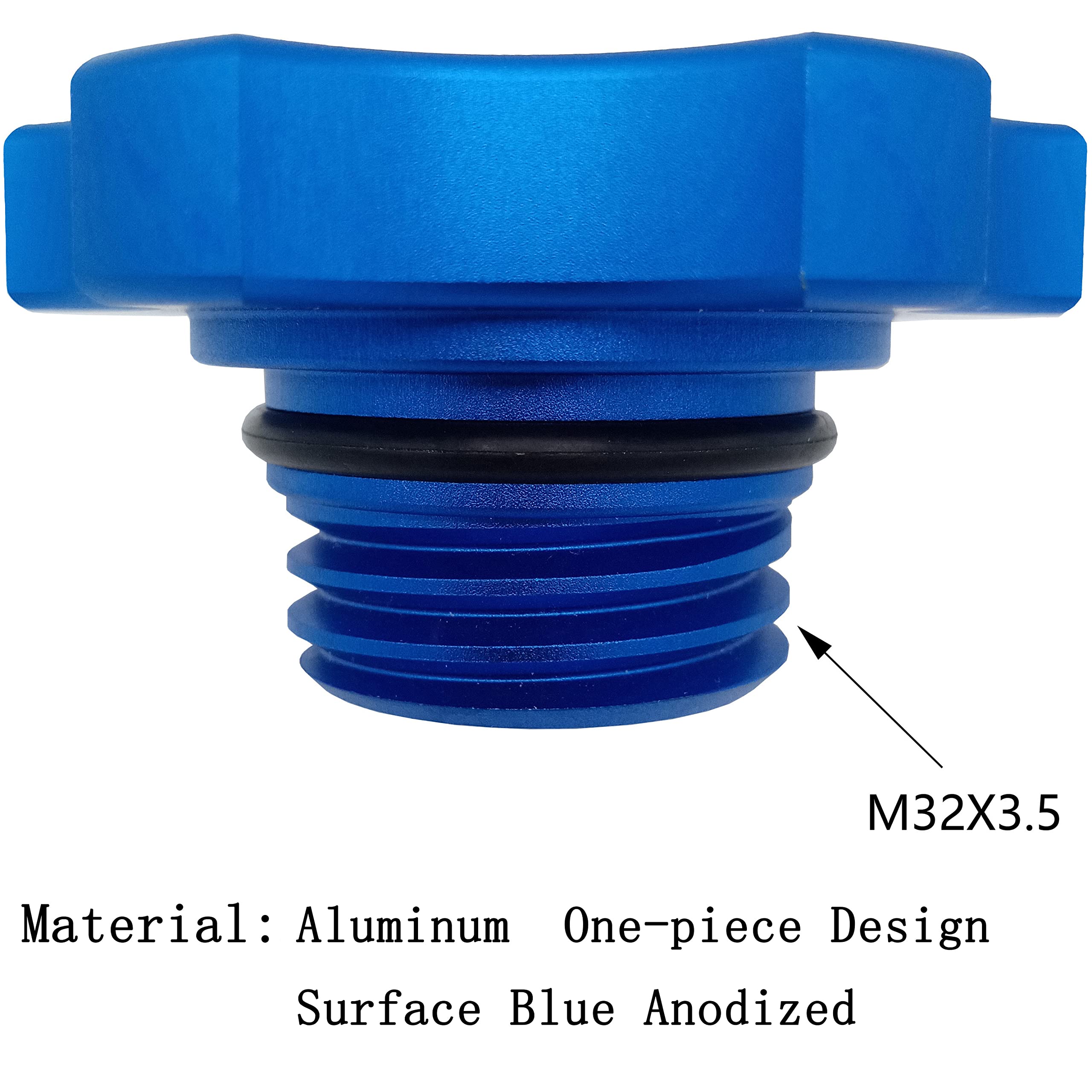 Kweiny Engine Oil Filler Cap Aluminum Compatible With Chrysler Dodge Jeep Ram Mitsubishi Mini 1993-2020