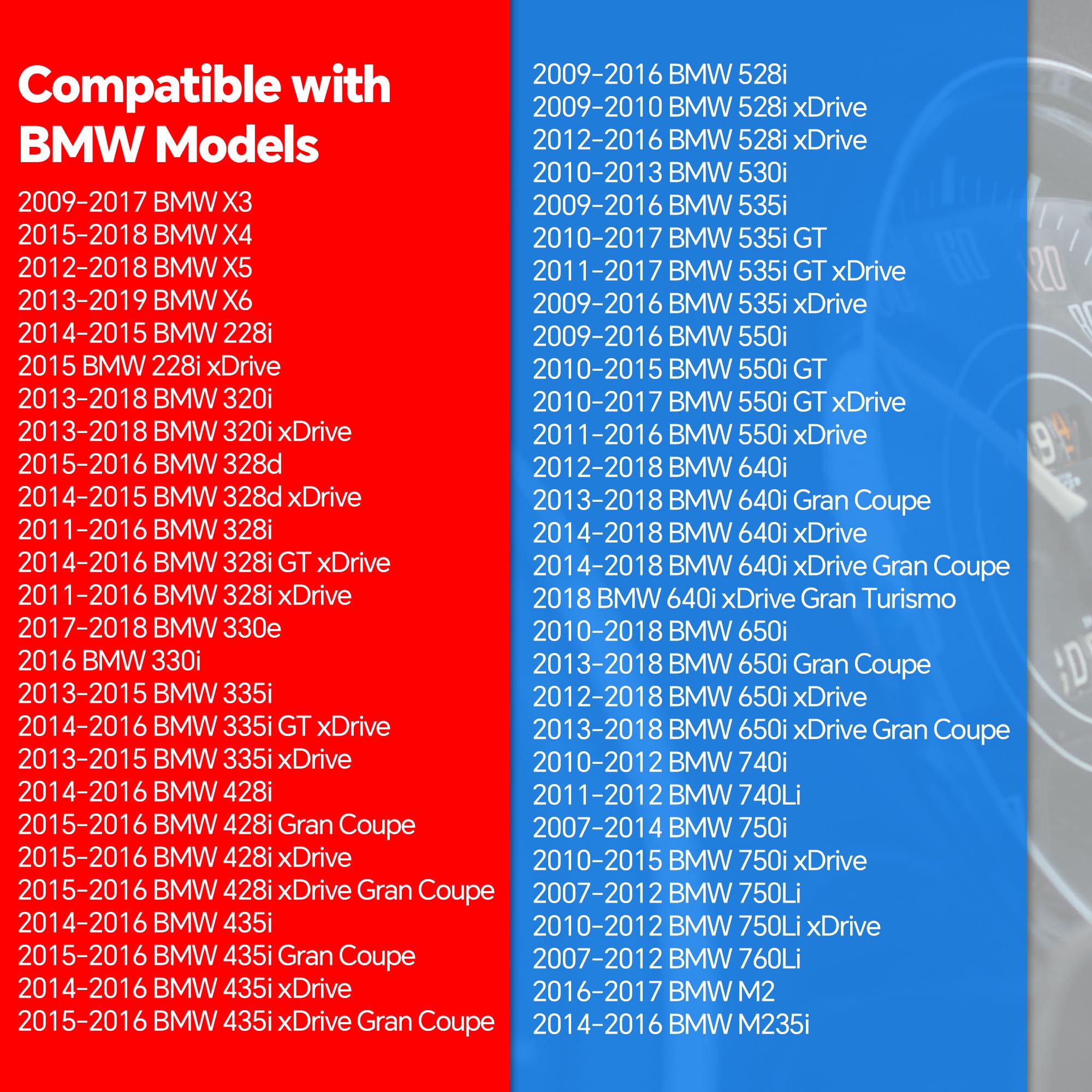 AdvanEX 16147276073 Fuel Pump Control Unit Module Compatible with BMW X3/X4/X5/X6, 228i, 320i/328i/335i, 428i/435i, 528i/530i/55