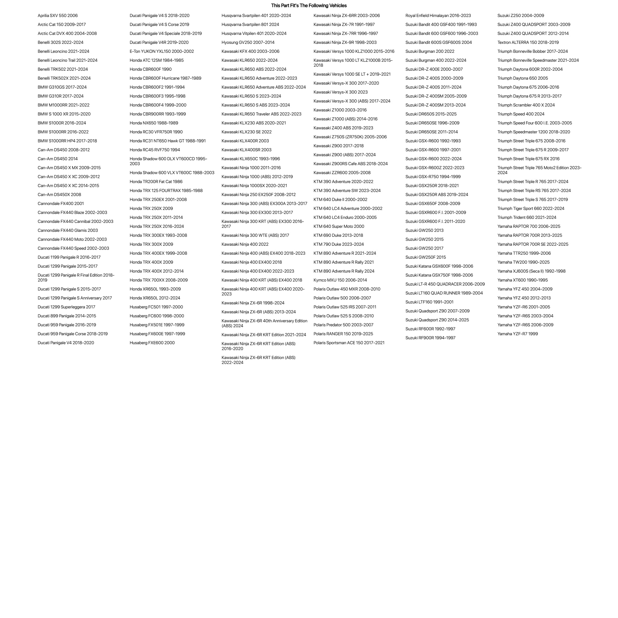 Tusk Lithium Pro Battery Tlfp-9R For Kawasaki Ninja Zx-6R 1998-2022
