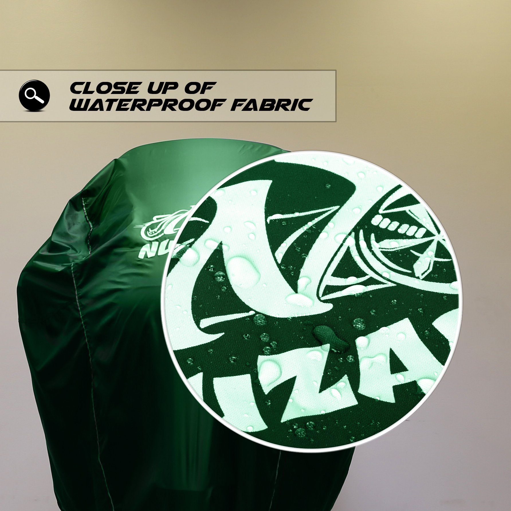 Nuzari Heavy Duty Motorcycle Cover - Motorcycle Covers Waterproof Outdoor Storage - Dirt Bike Covers (Hunter Green, Xx-Large)