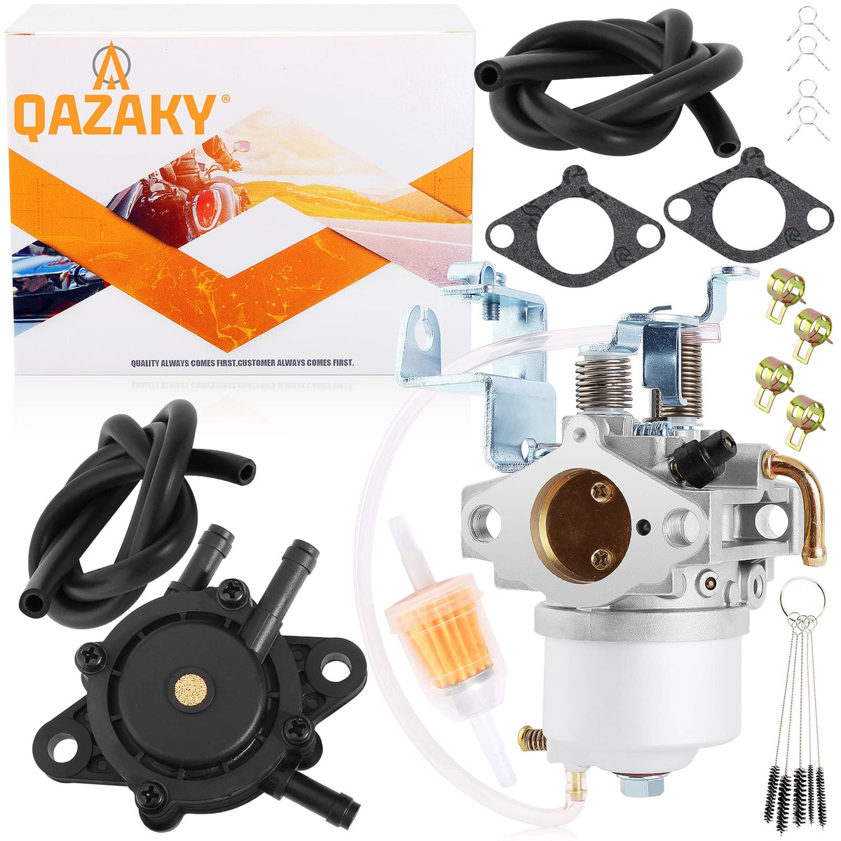 Qazaky G16 Carburetor Compatible With Yamaha Golf Cart G16A G17 G18 G19 G20 G21 Jn6-14101-15 Jn6-14101-14 Jn6-14101-10 Jn3-14101-00 17555 17557 4-Cycle Engine 1995 1996 1997 1998 1999 2000 2001 2002