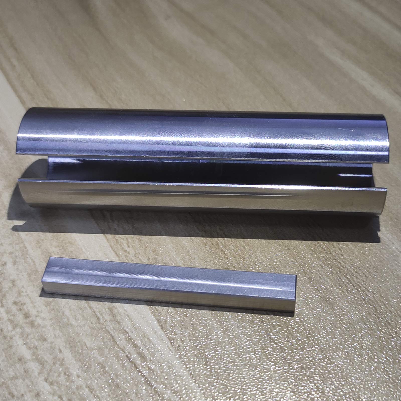 3Mirrors Crank Shaft Sleeve Adapter 3/4 To 7/8 Stainless Steel Adapter For Gas Engine Pulley Bore Reducer Sleeve Bushing W/ 3/16 Key