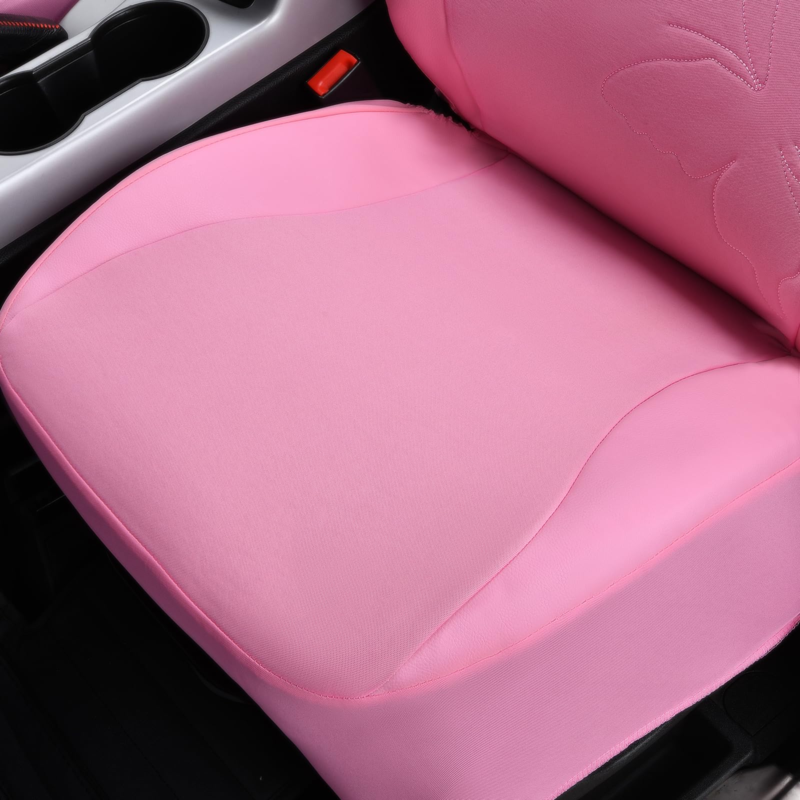 Flying Banner Butterfly Car Seat Covers Ful Set Fashion Universal Lady Woman Female Rear Bench Split Colorized (Full Set - Lace,