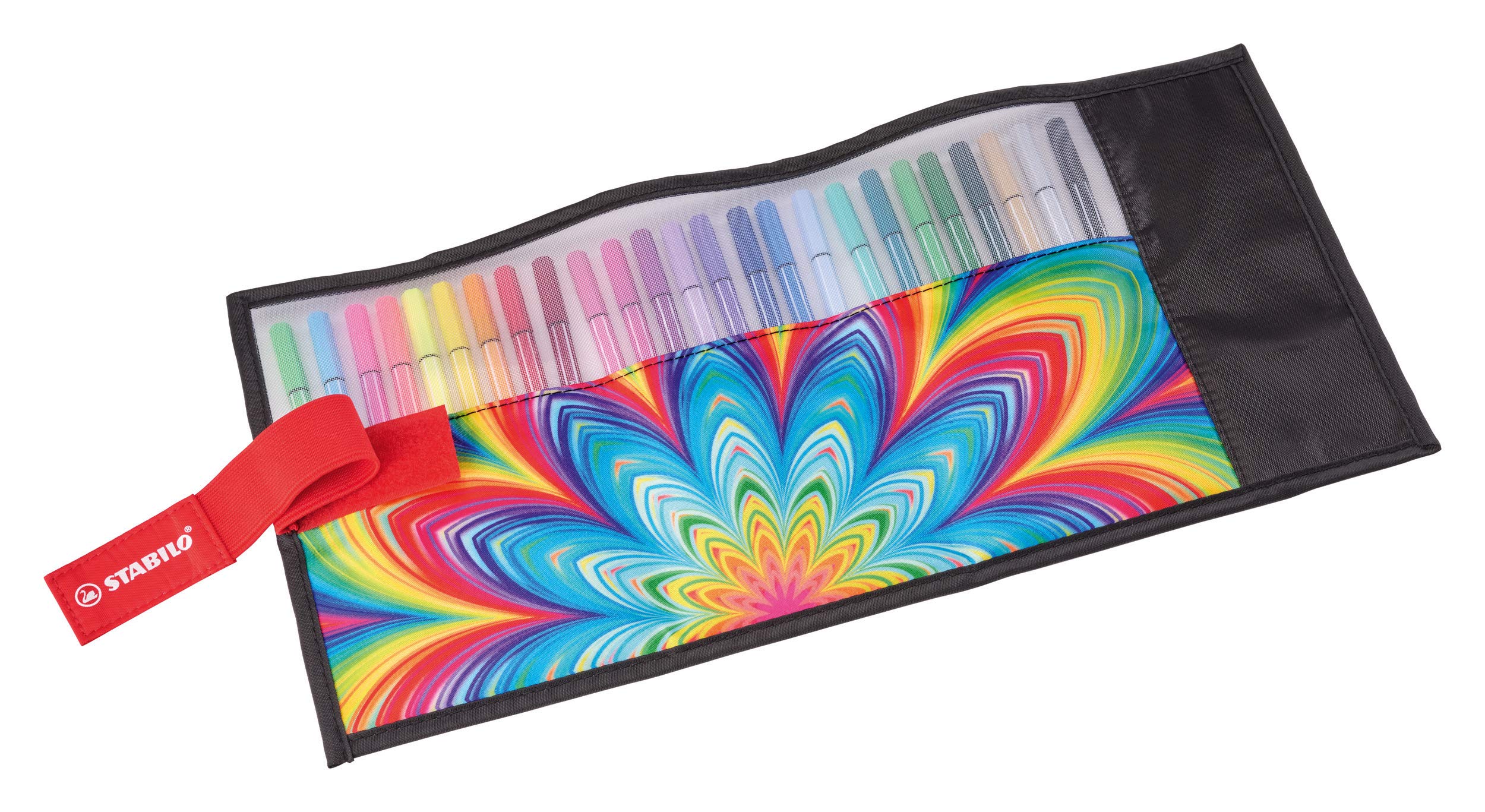 STABILO Premium Fiber-Tip Pen 68 ARTY, 25 Count, Multicolor Felt Pens, Model 6825-071-20