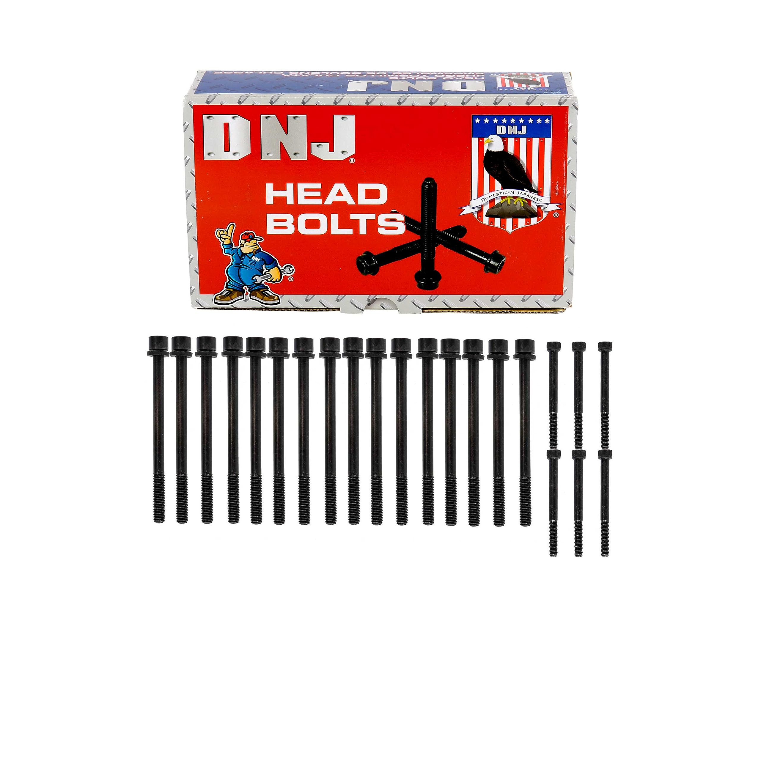 Dnj Hbk350 Head Bolt Kit/For 1992-1997/ Acura, Honda, Isuzu/ 3.2L V6 24V Sohc, Dohc/ 6Vd1