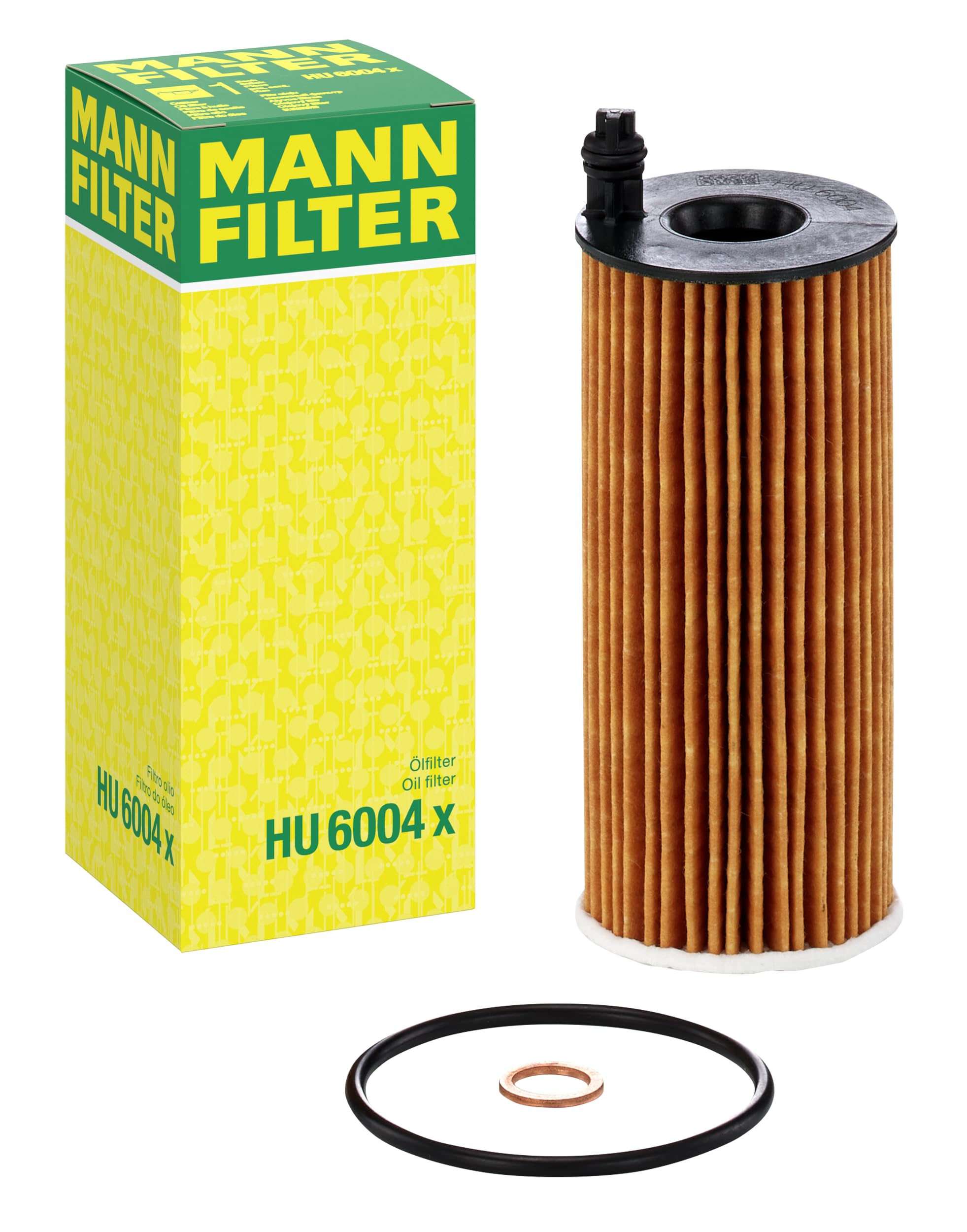 Mann Filter Hu 6004 X Oil Filter - Cartridge