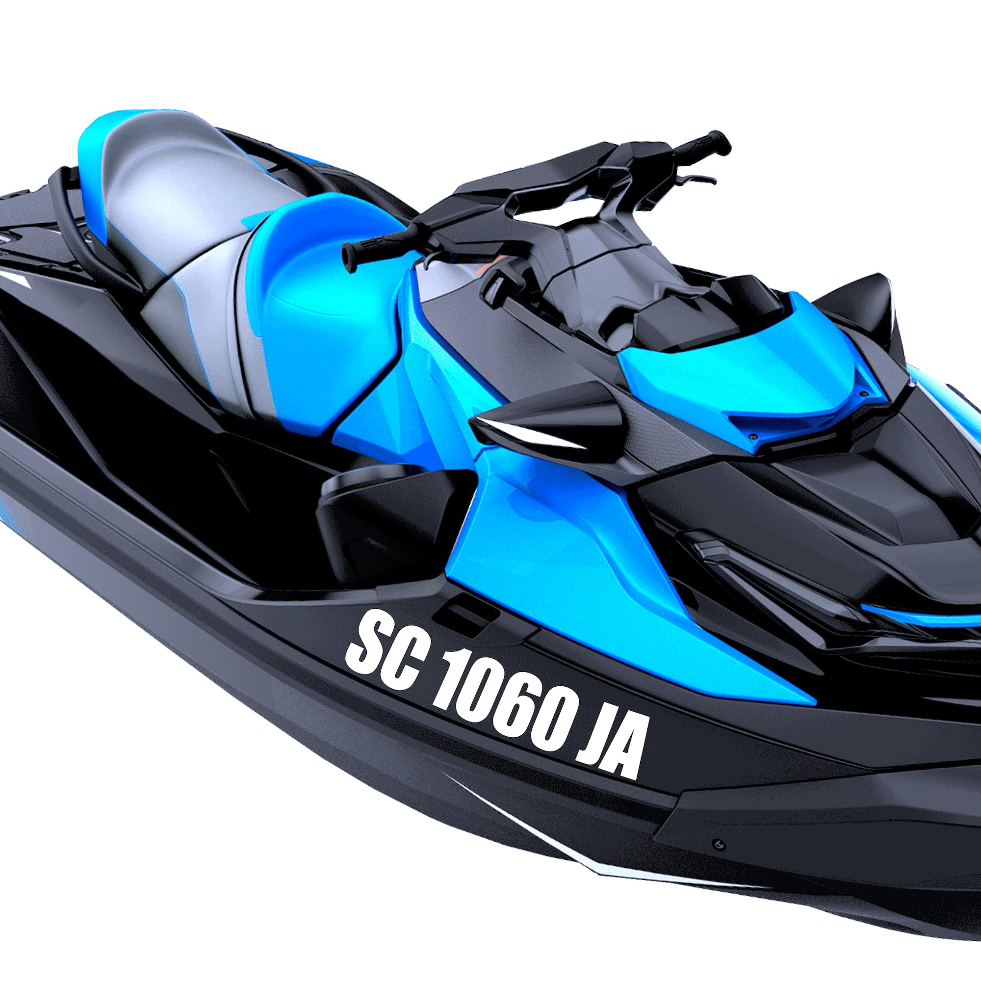 Custom Boat Registration Numbers Or Boat Name (Any Color) White, Black, Red, Blue, Orange, Gray, Yellow, Purple, Green, Marine V