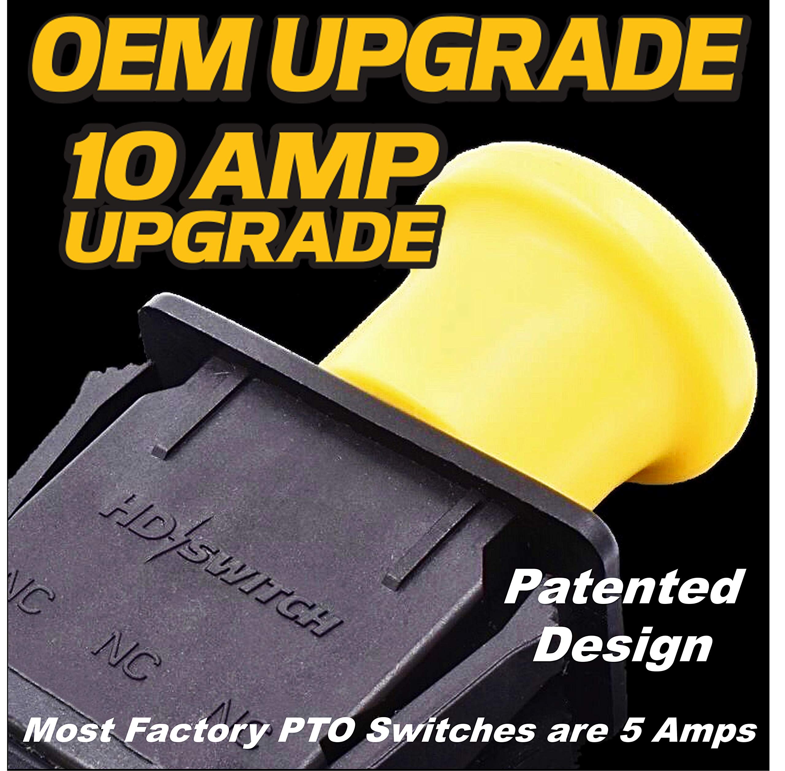 Hd Switch 10 Amp Oem Upgrade Lva21437 Am116235 Pto Switch Fits John Deere Tca12522 Tca15800 1000 1200 1300 1400 1500 5000 6000 415 425 445 455 Tractors Gator Hpx 4X2 6X4 Xuv 620I 625I 825I 850D 855D