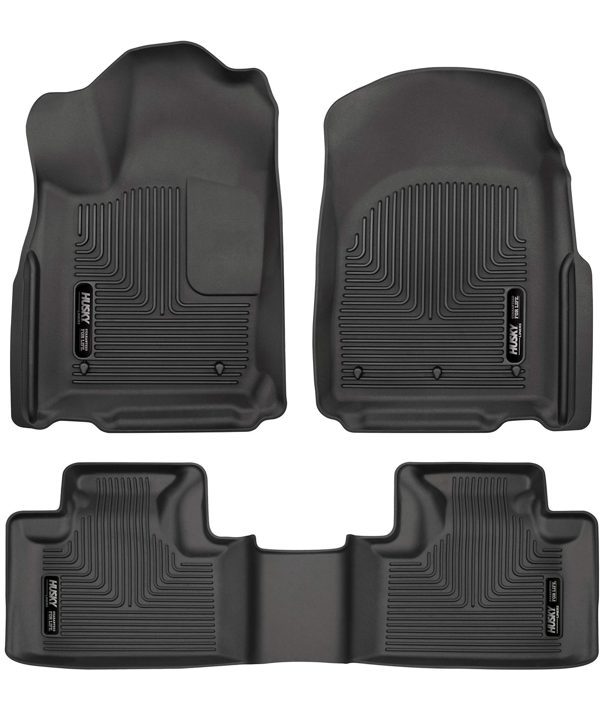 Husky Liners Weatherbeater Floor Mats | Fits 2016 - 2024 Dodge Durango; 2016 - 2021 Jeep Grand Cherokee; 2022 Jeep Grand Cheroke