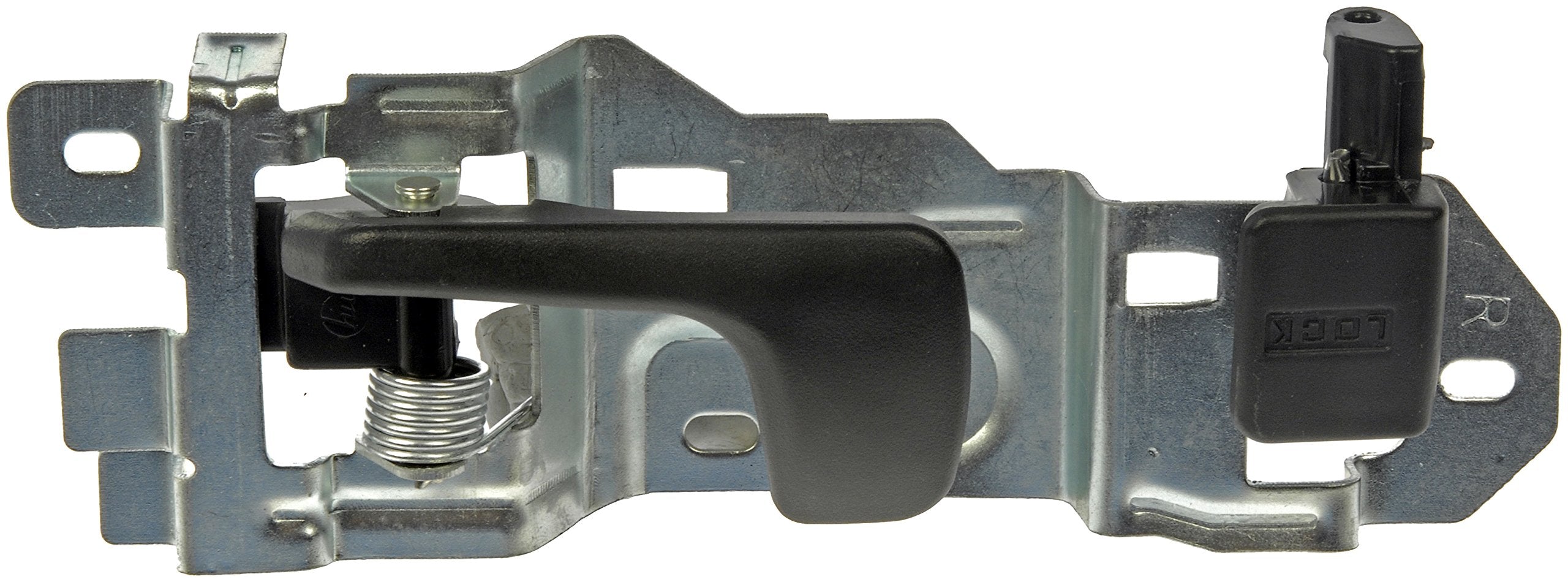 Dorman 80733 Front Passenger Side Interior Door Handle Compatible With Select Honda Models, Smooth; Gray