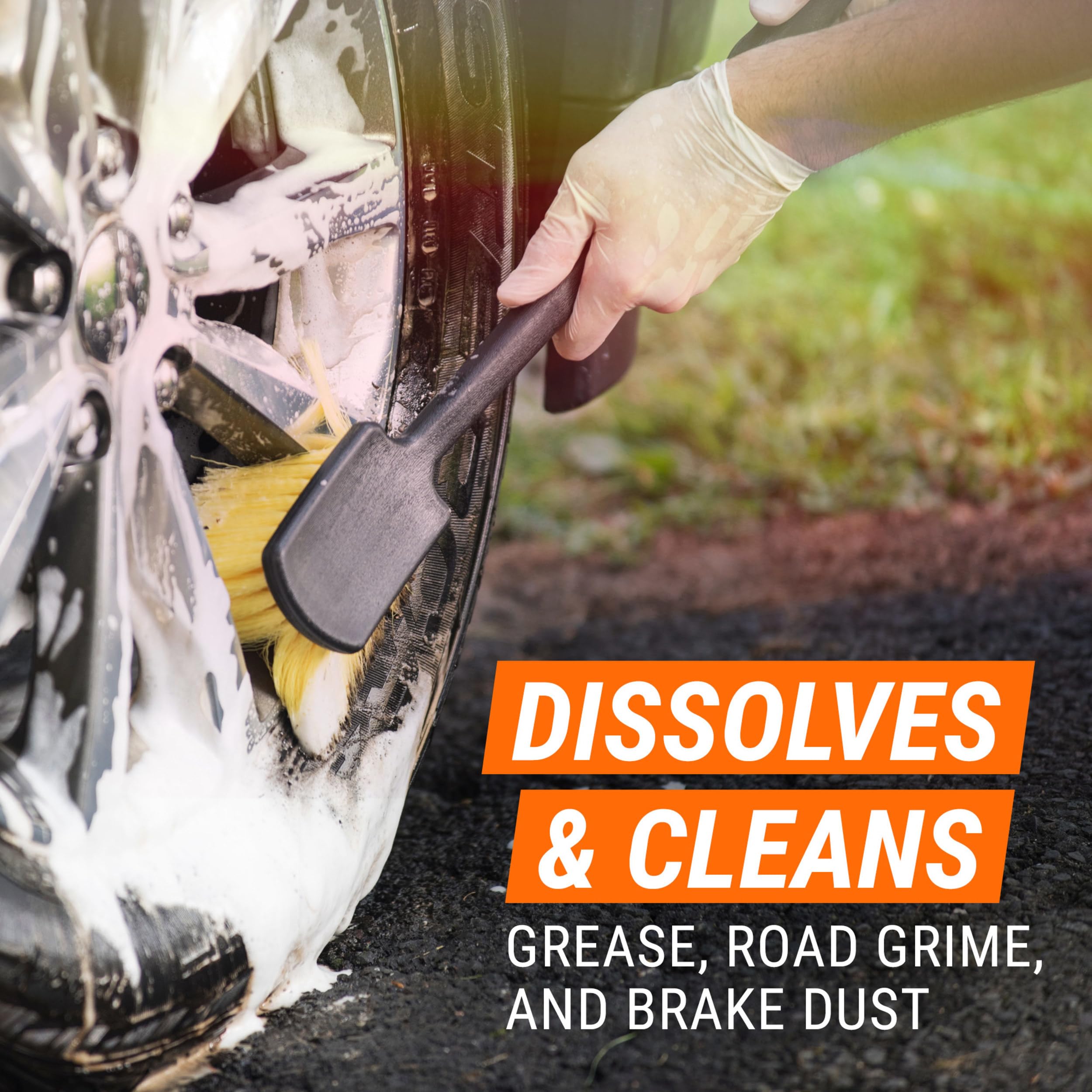 Armor All Extreme Wheel And Tire Cleaner , Car Wheel Cleaner Spray, 24 Fl Oz