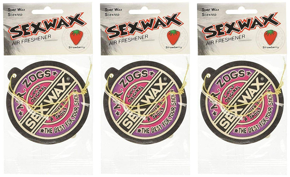 Sex Wax Air Freshener Multi Pack (Strawberry 3 Pack)
