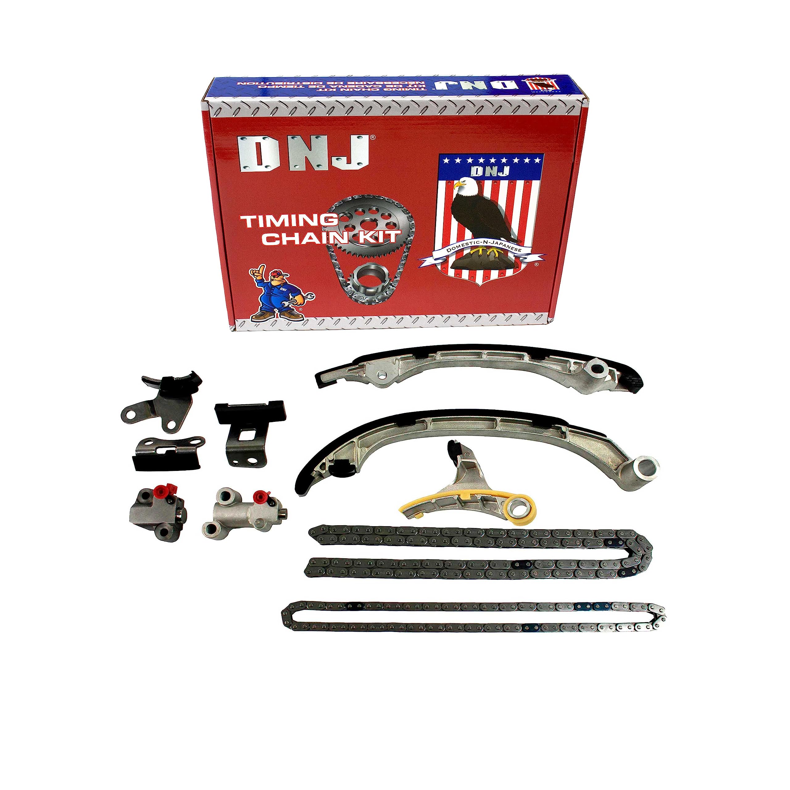 Dnj Tk954A Timing Chain Kit For 2005-2015 / Toyota / 4Runner, Tacoma / 2.7L / Dohc / L4 / 16V / 2694Cc / 2Trfe