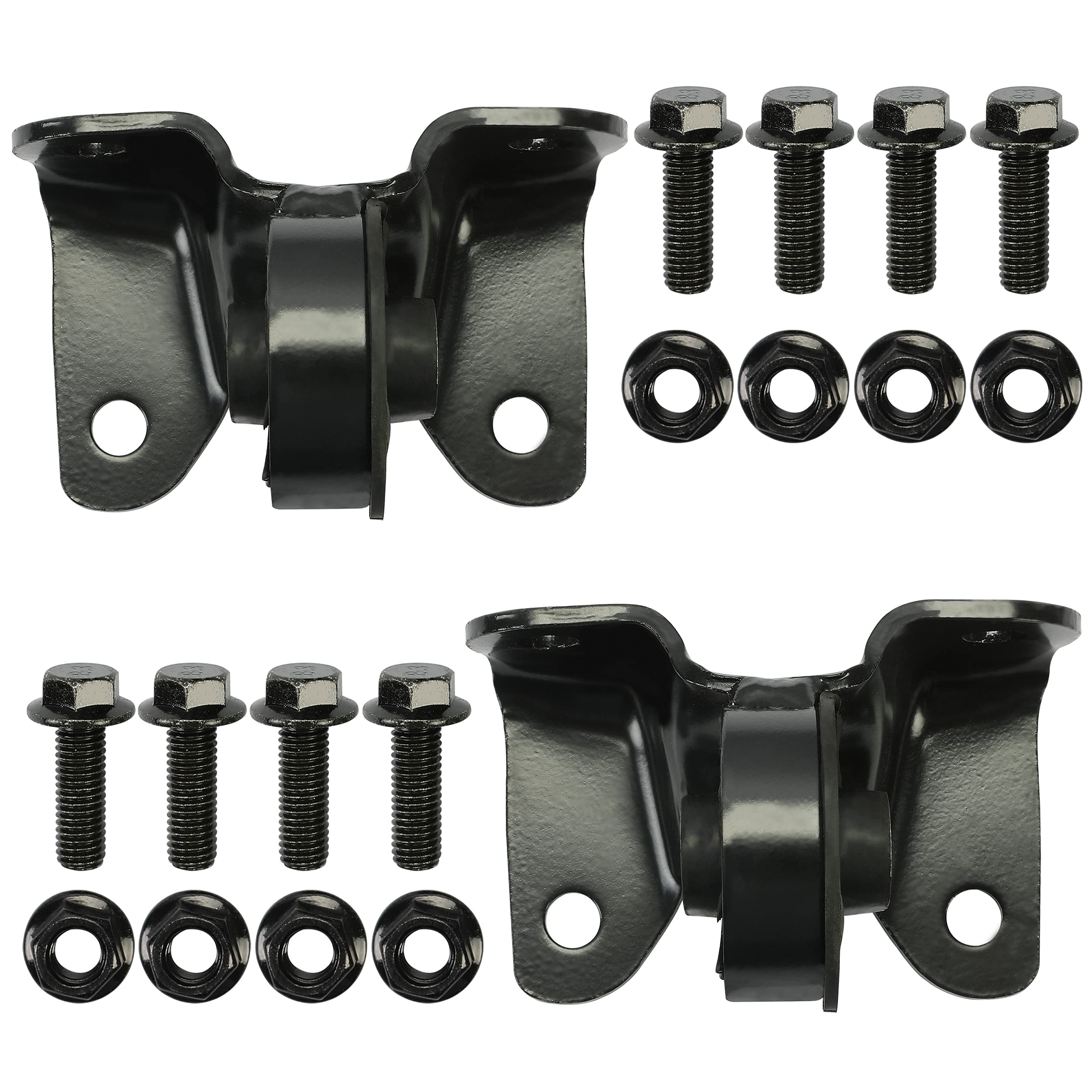 ECOTRIC Front Torsion Bar Mounting Kit Steel Pair Compatible with 1999-2006 Chevy Silverado Sierra 1500 2500 1500HD 2500HD Pickup Truck 4WD 4x4 Replacement for AM-39888162 15153956 (2 PCs)