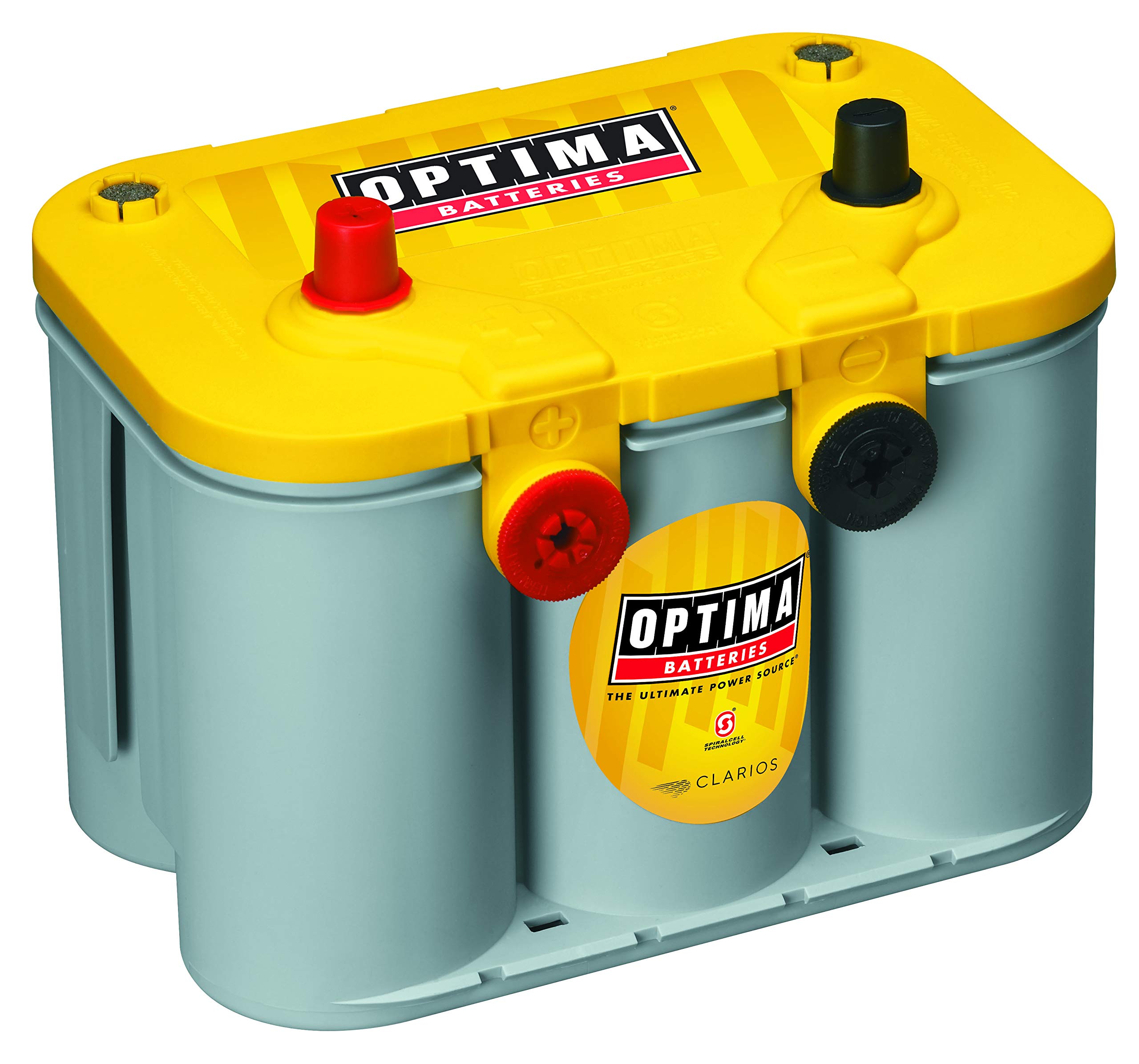 OPTIMA Batteries High Performance D34/78 YellowTop Dual Purpose Sealed AGM Car, Truck and SUV Battery, 750 CCA, Dual Terminal, M