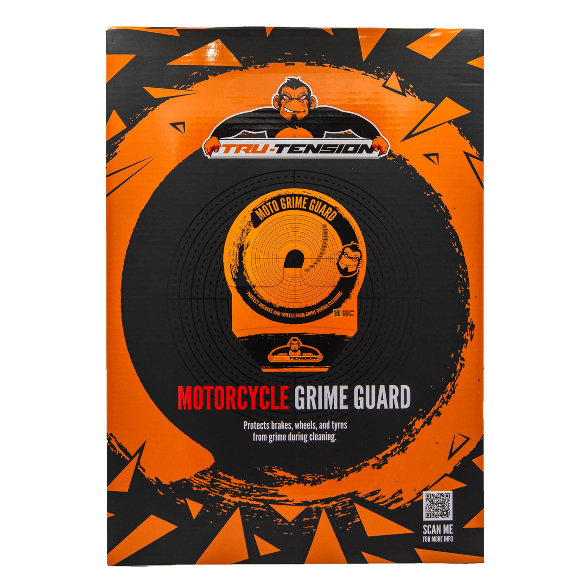 Tru-Tension | Moto Grime Guard | Protect Brakes & Wheels During Cleaning | Suitable For Motorcycles Only